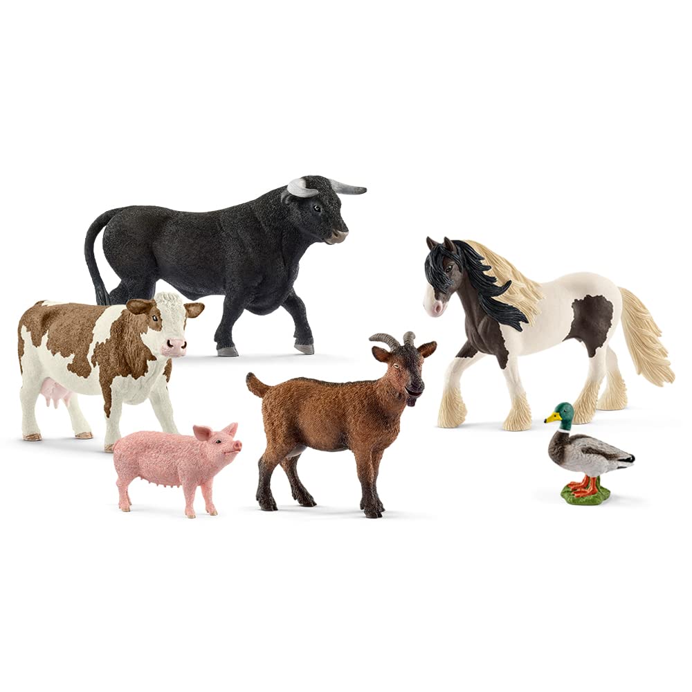 Foto 2 pulgar | Set De Juego Con Figuras Schleich Farm World Farm Animals, 6 Piezas - Venta Internacional.