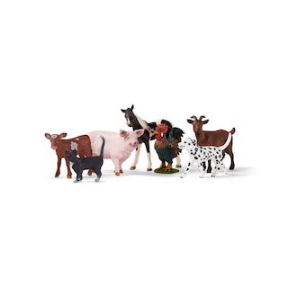 Foto 1 | Juego De Juguetes Farm Animal Schleich Farm World De 7 Piezas Con Dálmata - Venta Internacional.