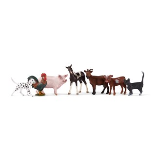 Foto 3 | Juego De Juguetes Farm Animal Schleich Farm World De 7 Piezas Con Dálmata - Venta Internacional.