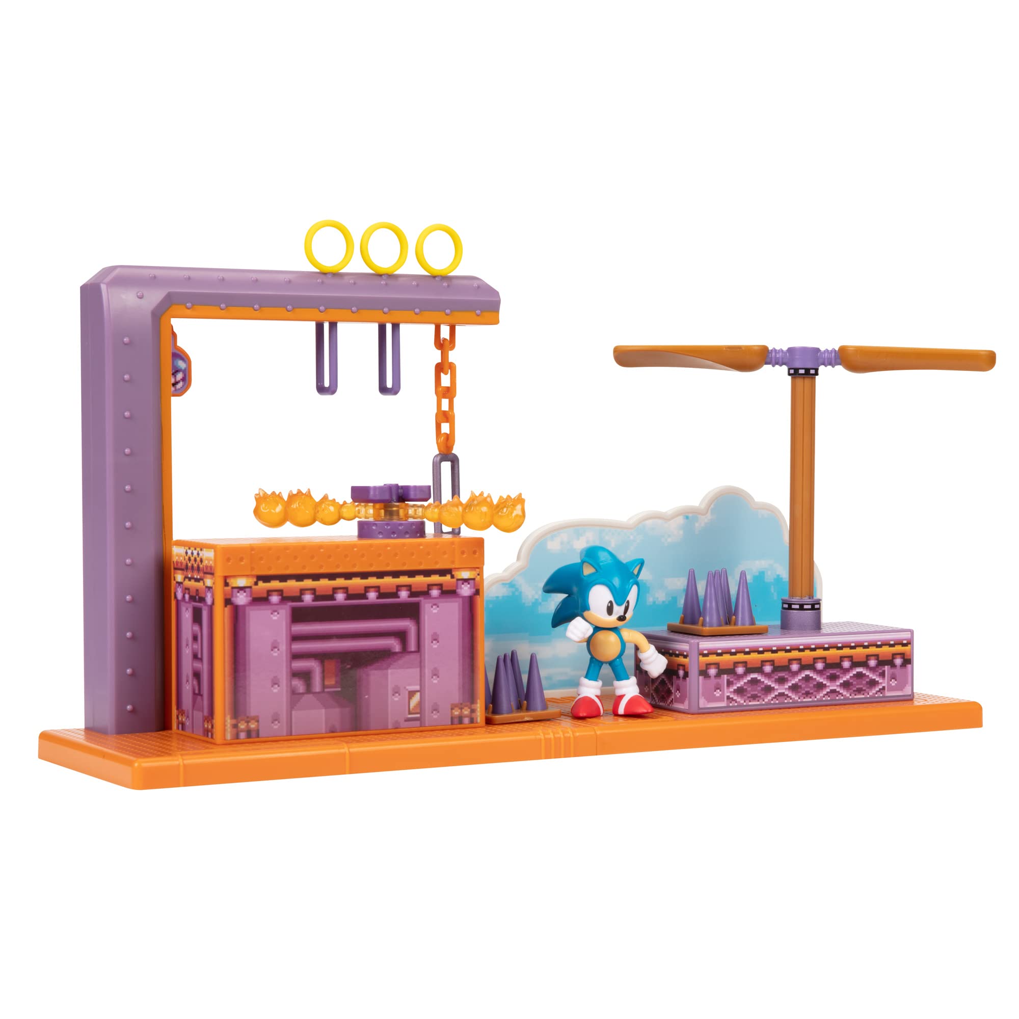 Playset Sonic The Hedgehog Flying Battery Zone Con Figura De Sonic - Venta Internacional.
