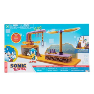 Foto 3 | Playset Sonic The Hedgehog Flying Battery Zone Con Figura De Sonic - Venta Internacional.