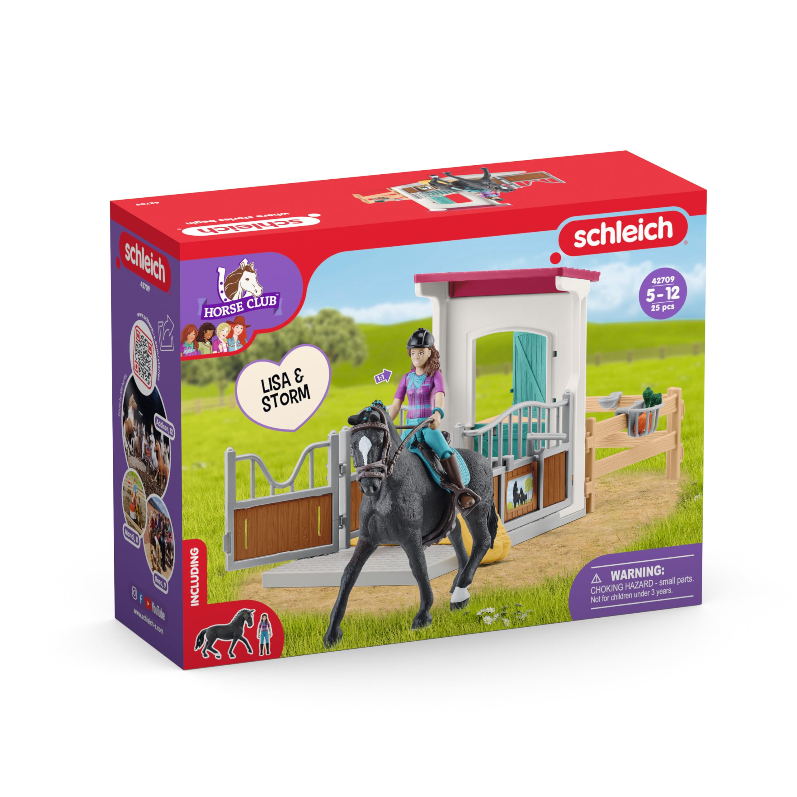 Foto 5 pulgar | Set Schleich Horse Box Con Lisa Y Storm Horse Club - Venta Internacional.