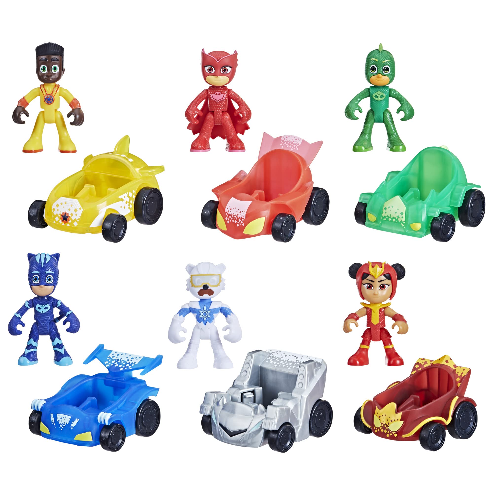 Foto 2 pulgar | Toy Pj Masks Power Heroes Racer Con 6 Figuras De Acción De Más De 3 Años - Venta Internacional.