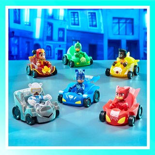 Foto 2 | Toy Pj Masks Power Heroes Racer Con 6 Figuras De Acción De Más De 3 Años - Venta Internacional.