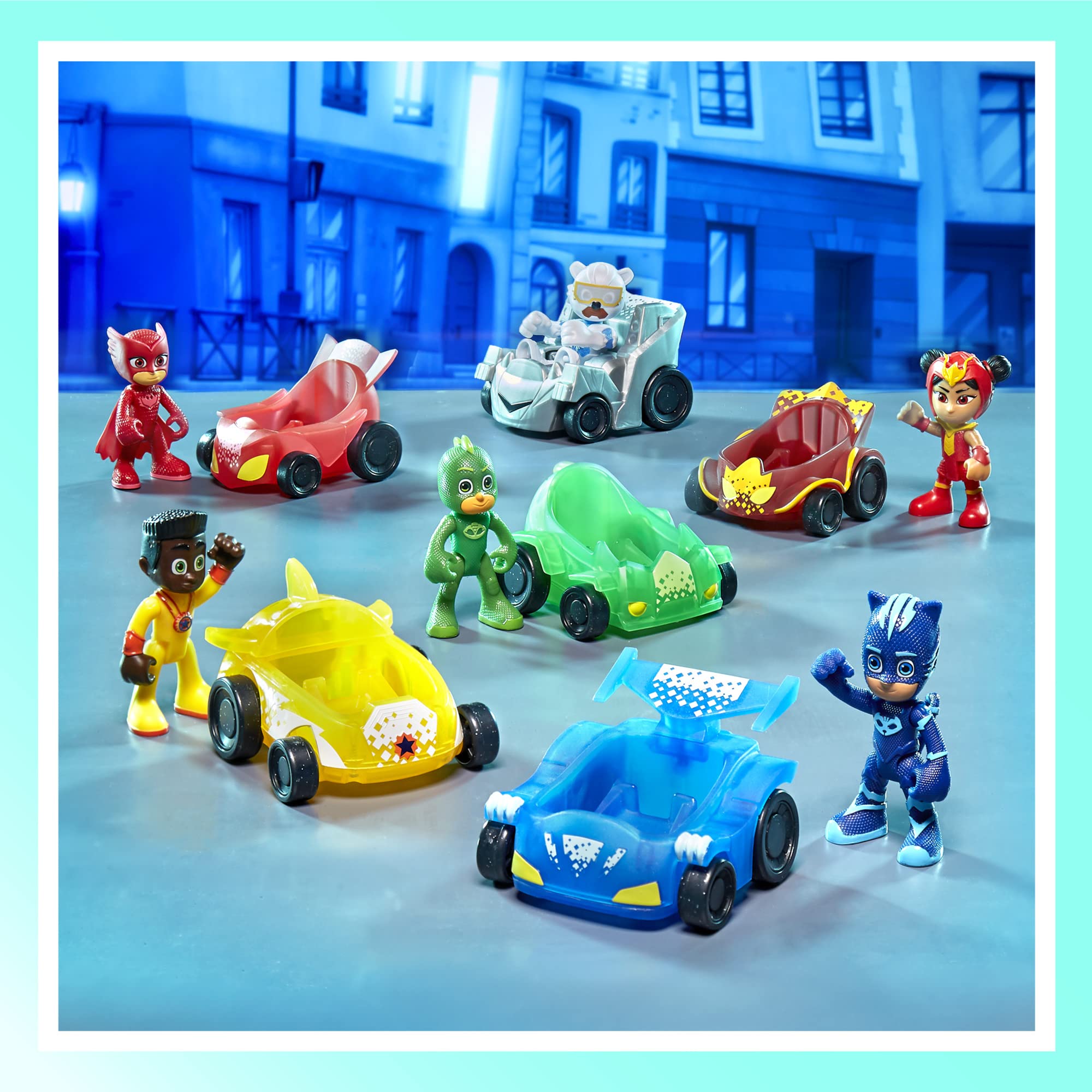 Foto 4 pulgar | Toy Pj Masks Power Heroes Racer Con 6 Figuras De Acción De Más De 3 Años - Venta Internacional.