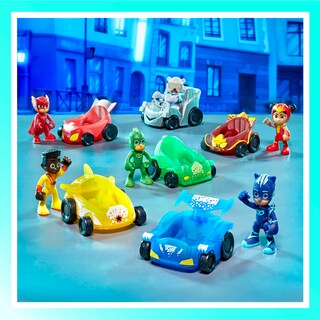 Foto 3 | Toy Pj Masks Power Heroes Racer Con 6 Figuras De Acción De Más De 3 Años - Venta Internacional.