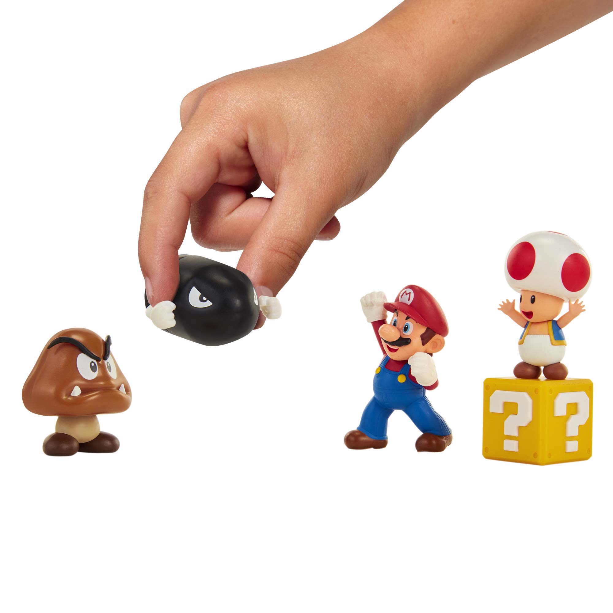 Foto 3 pulgar | Set De Figuras Nintendo Super Mario Acorn Plains De 2,5 Pulgadas (paquete De 4) - Venta Internacional.