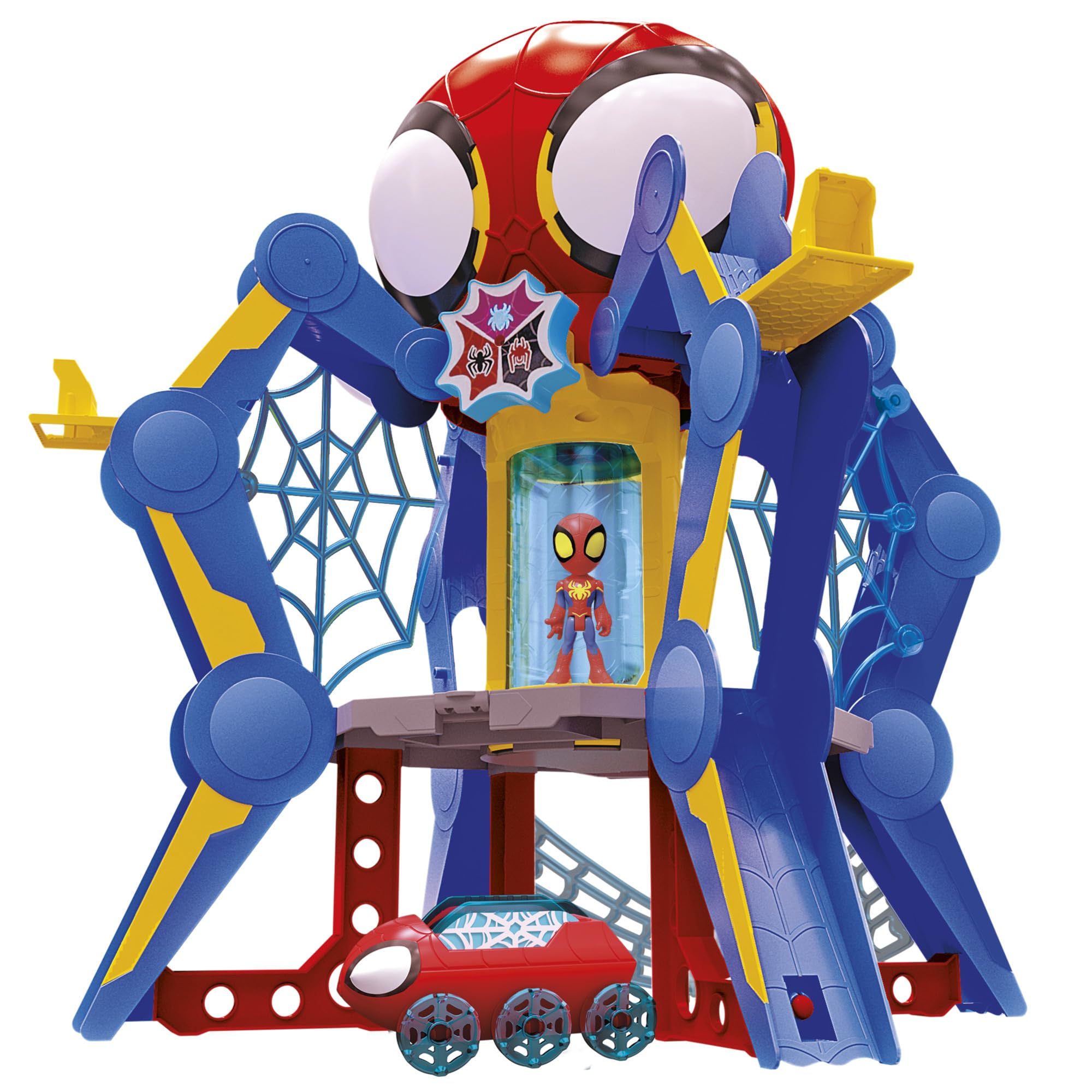 Playset Spidey Y Sus Increíbles Amigos Web-spinners Web-quarters - Venta Internacional.