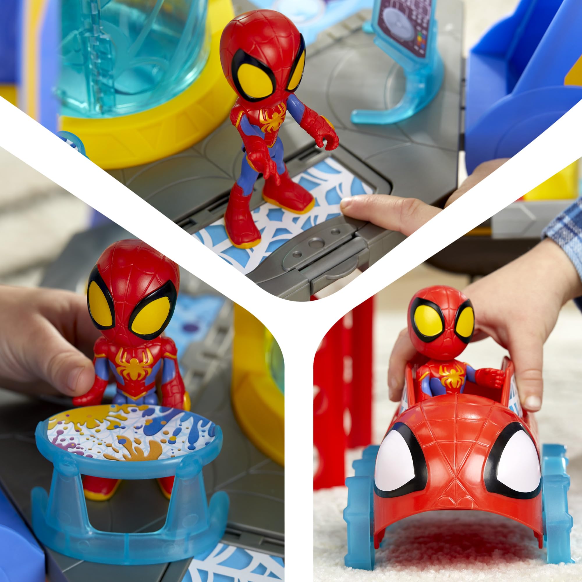 Foto 7 pulgar | Playset Spidey Y Sus Increíbles Amigos Web-spinners Web-quarters - Venta Internacional.