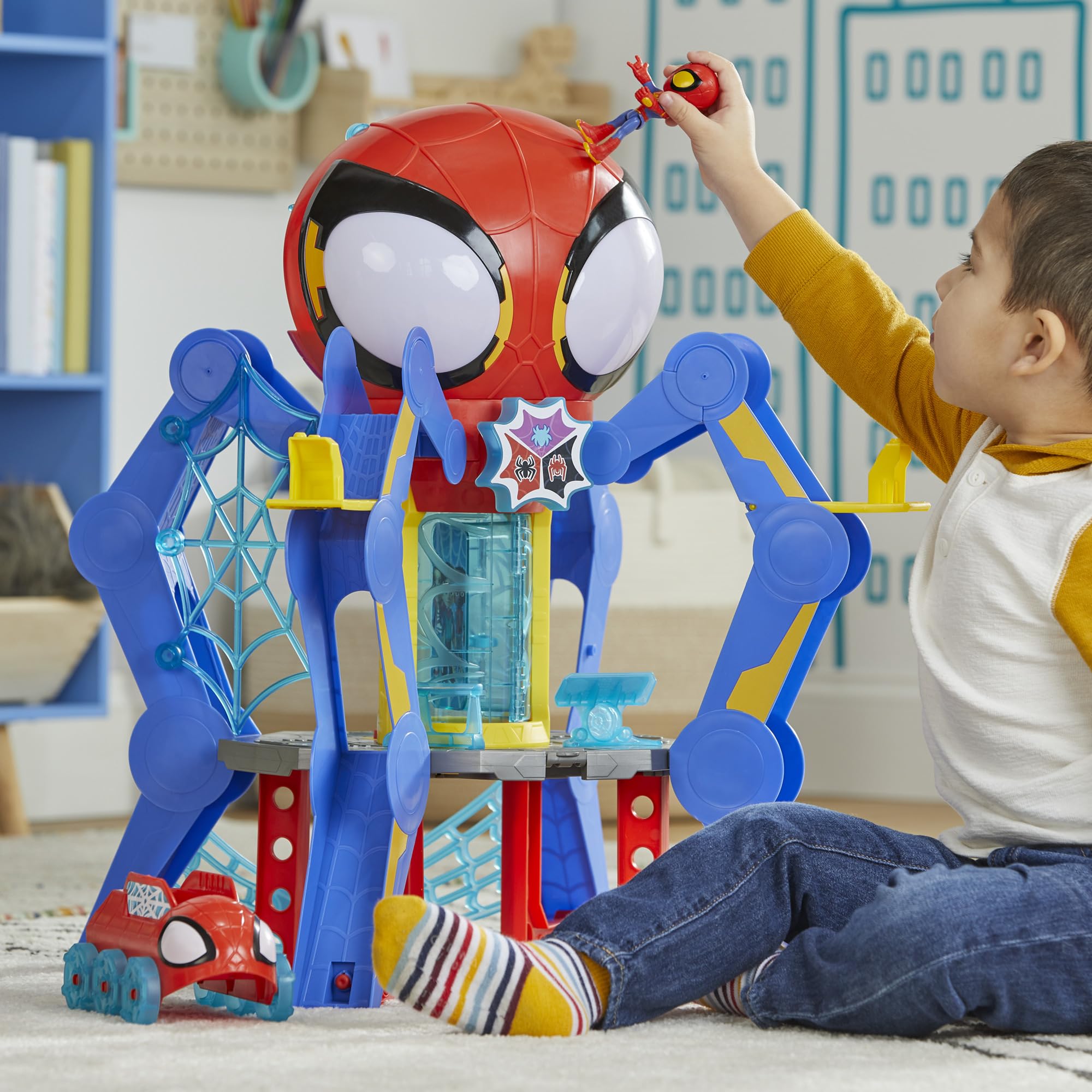 Foto 7 | Playset Spidey Y Sus Increíbles Amigos Web-spinners Web-quarters - Venta Internacional.