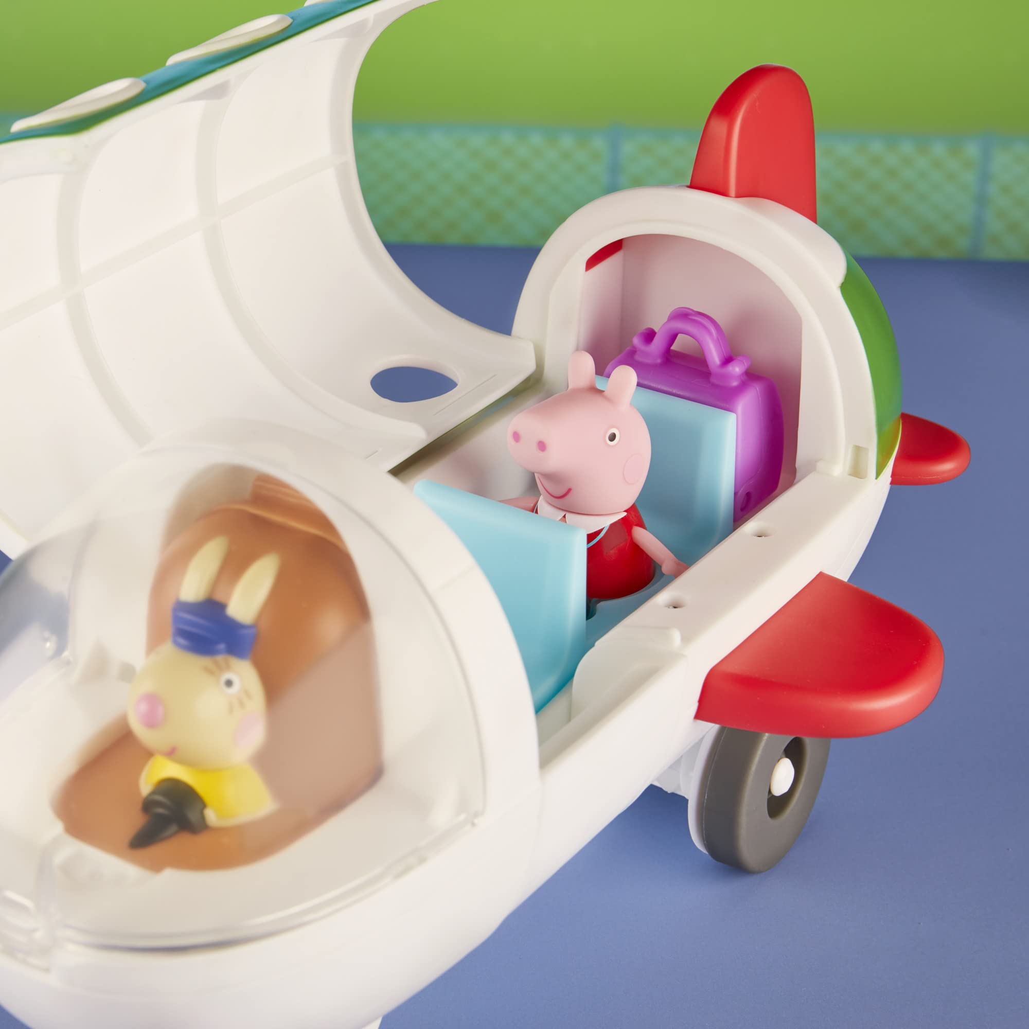 Foto 5 | Avión De Juguete Peppa Pig Peppa's Adventures Air Peppa Con Figura - Venta Internacional.