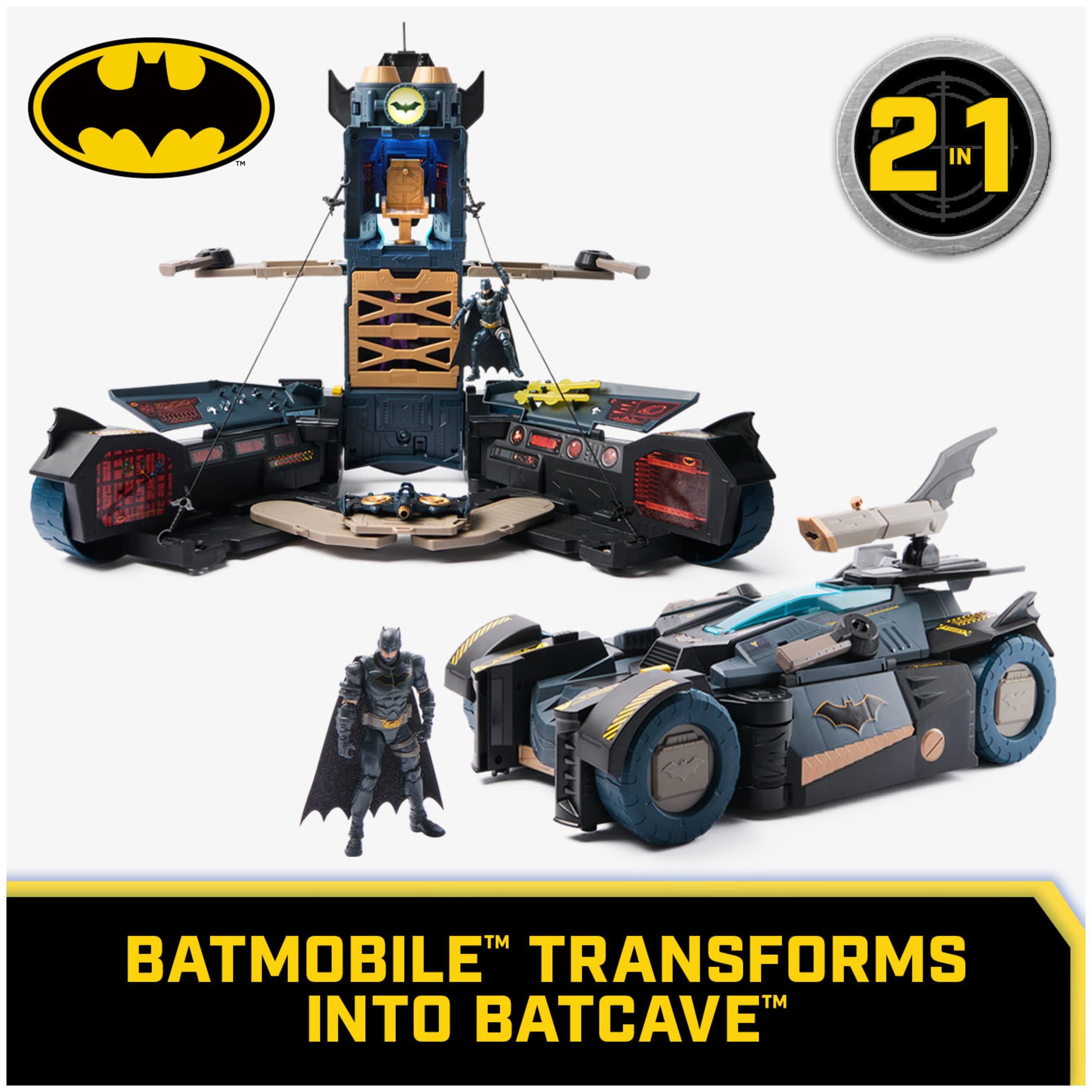 Foto 3 pulgar | Playset Dc Comics Batman Ultimate Transforming Batmobile 4+ - Venta Internacional.