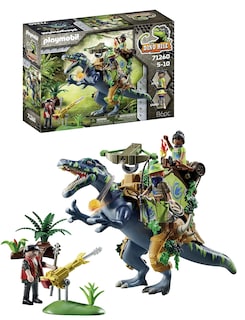Foto 1 | Juguete Playmobil Spinosaurus Con Armadura, Cañón Y Figuras - Venta Internacional.