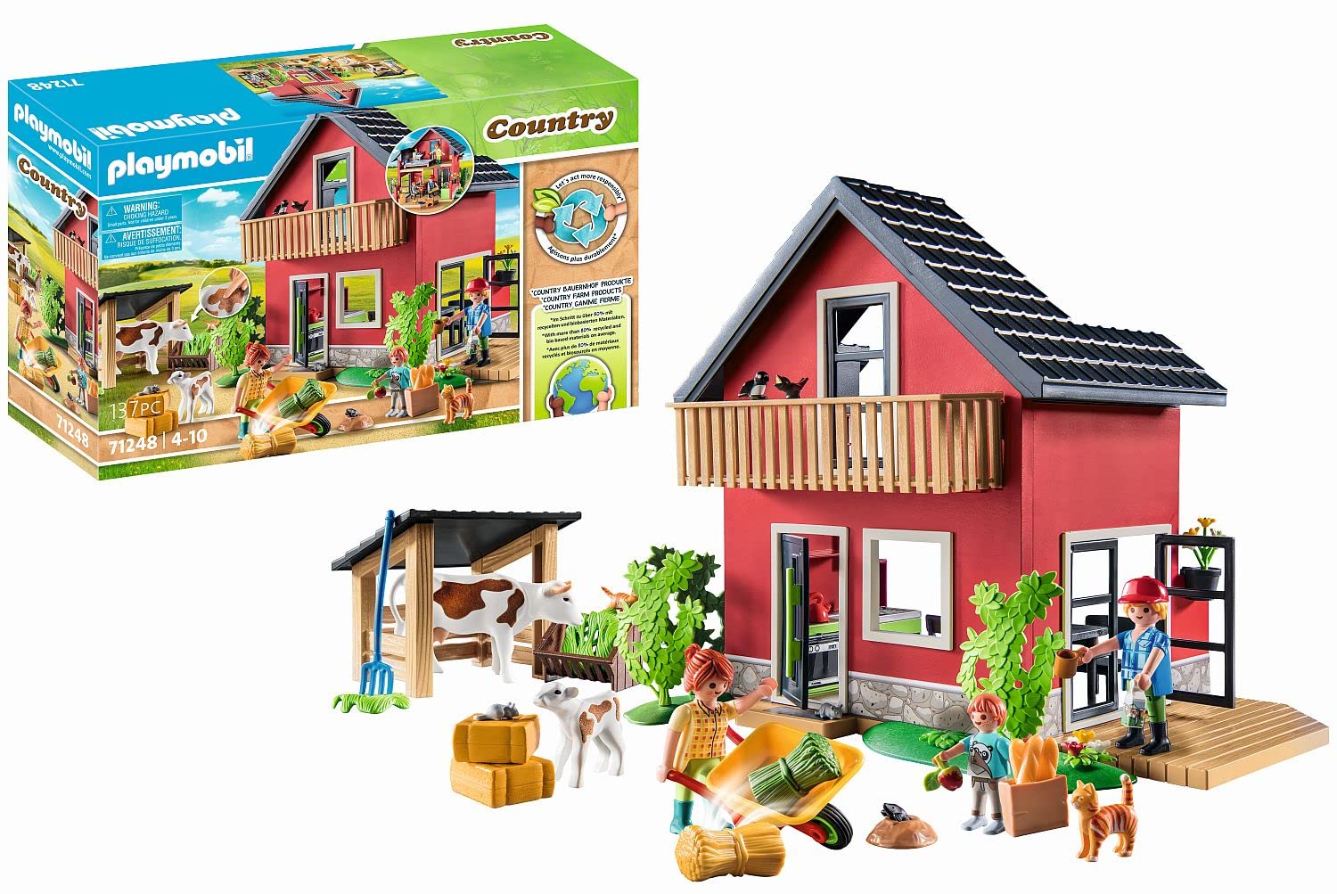 Foto 2 pulgar | Casa De Campo Playmobil Con Área Al Aire Libre - Venta Internacional.