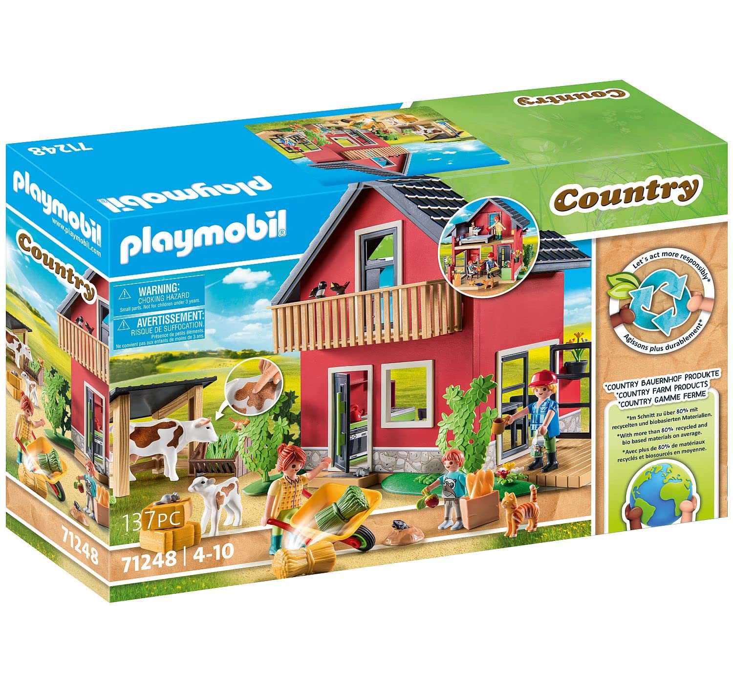 Foto 3 pulgar | Casa De Campo Playmobil Con Área Al Aire Libre - Venta Internacional.