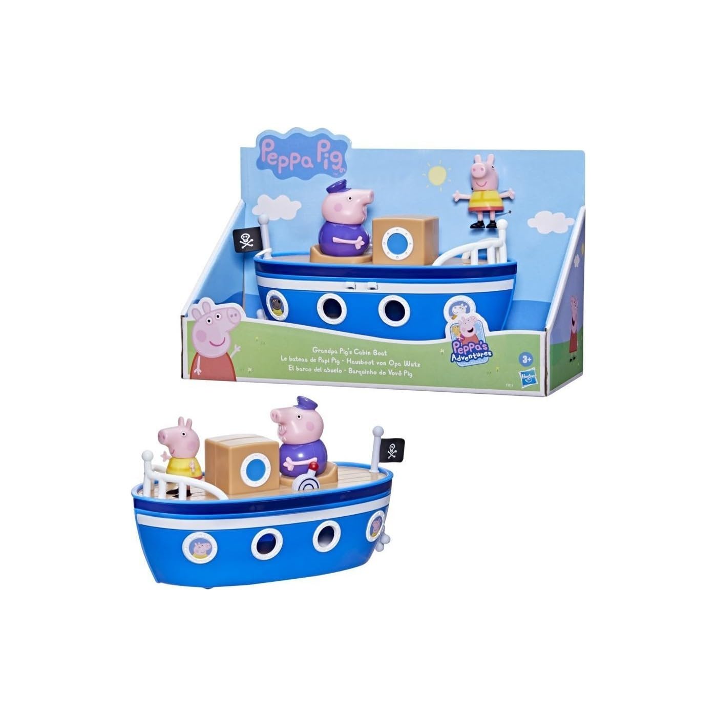 Foto 4 pulgar | Vehículo De Juguete Peppa Pig Peppa's Adventures Grandpa Pig's Cabin - Venta Internacional.
