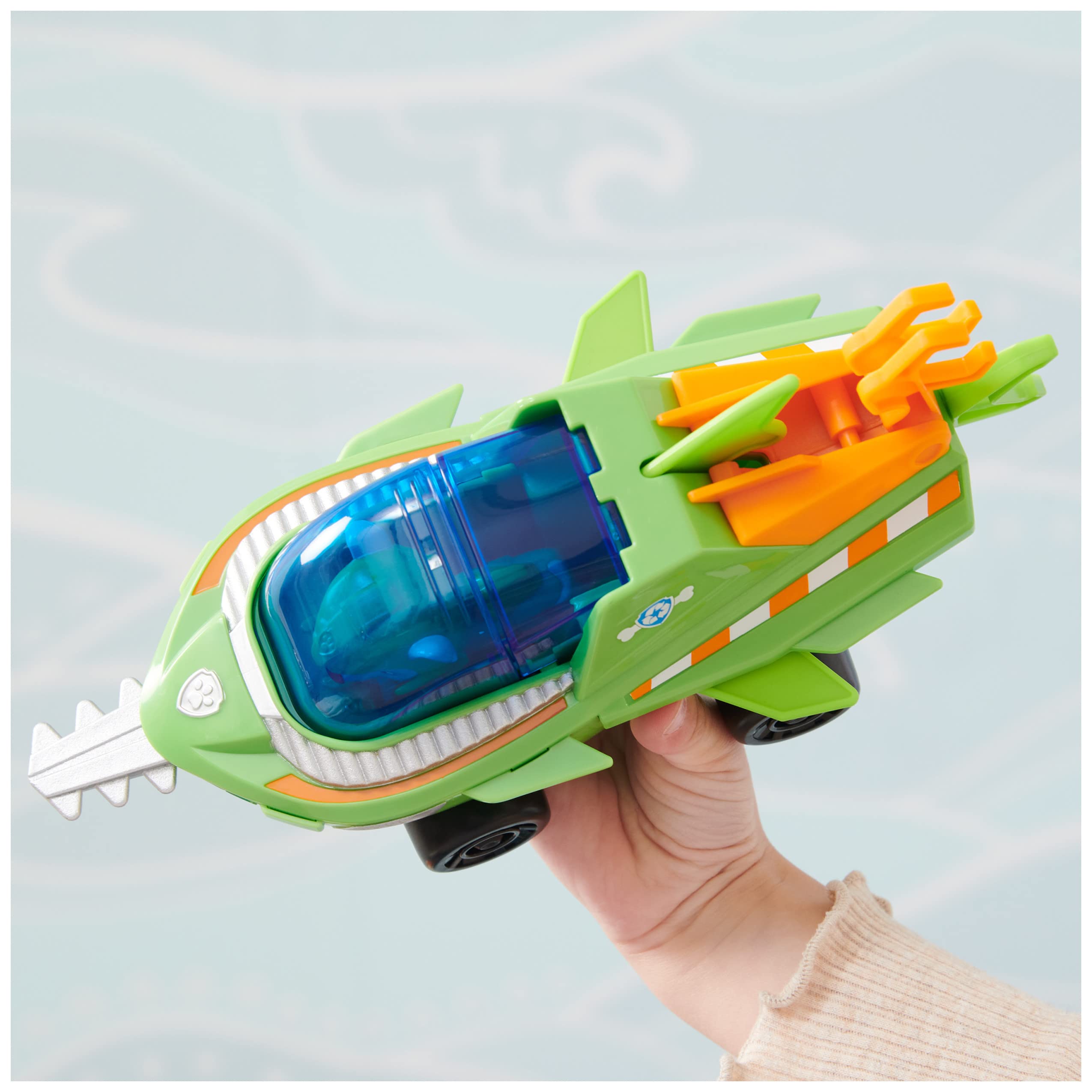 Foto 3 pulgar | Vehículo Rocky Transforming Sawfish De Toy Paw Patrol Aqua Pups - Venta Internacional.
