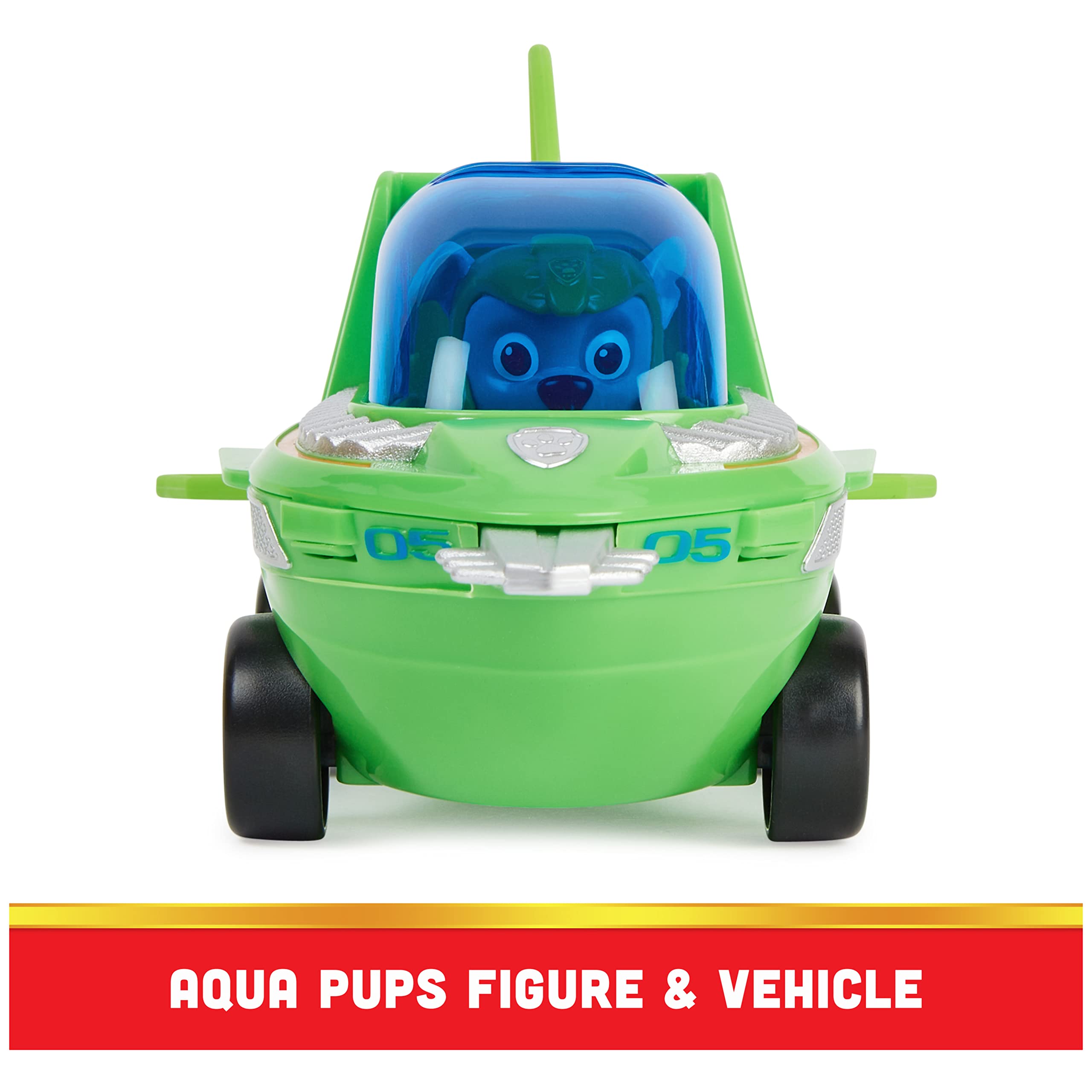 Foto 5 pulgar | Vehículo Rocky Transforming Sawfish De Toy Paw Patrol Aqua Pups - Venta Internacional.