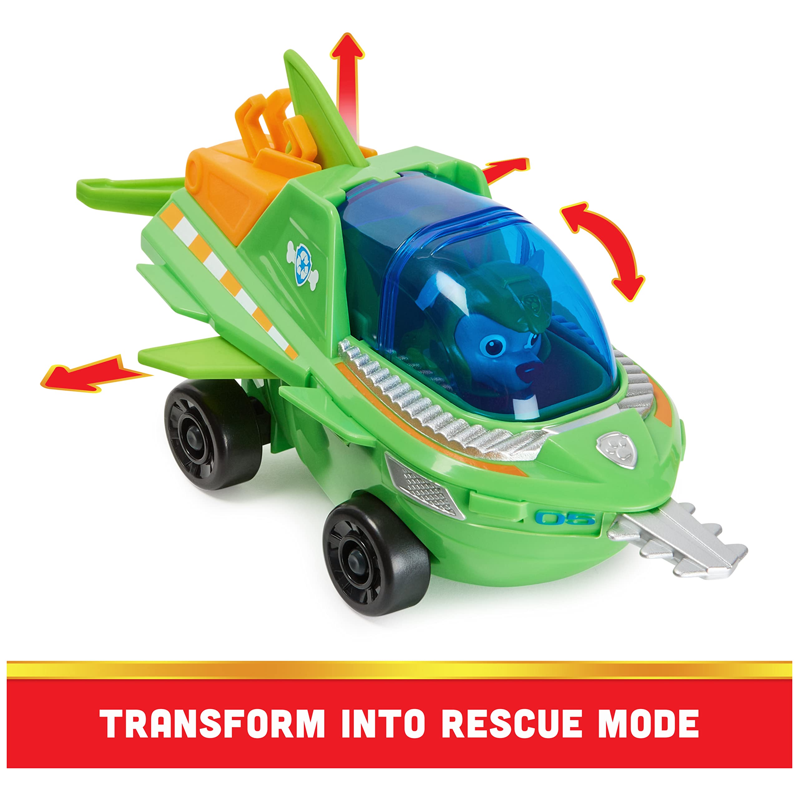 Foto 5 | Vehículo Rocky Transforming Sawfish De Toy Paw Patrol Aqua Pups - Venta Internacional.