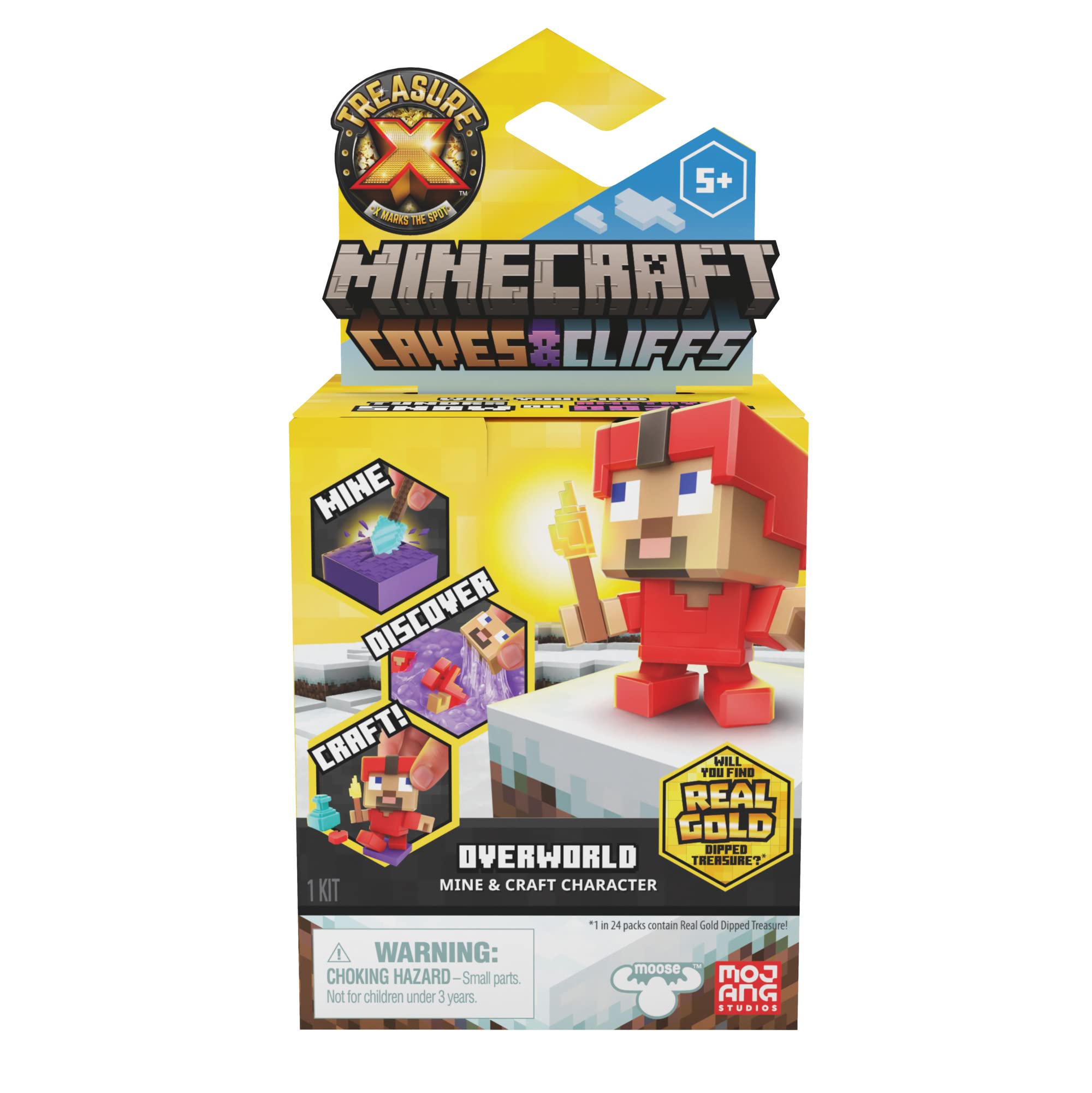 Foto 7 pulgar | Paquete Múltiple De 2 Cuevas Y Acantilados De Minecraft De Toy Treasure X - Venta Internacional.