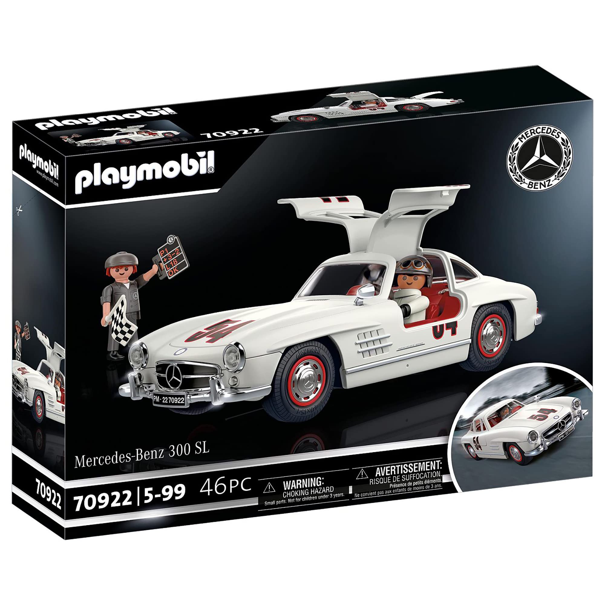 Juguete Playmobil Mercedes Benz 300 Sl Con Puertas De Ala De Gaviota 1:17 - Venta Internacional.