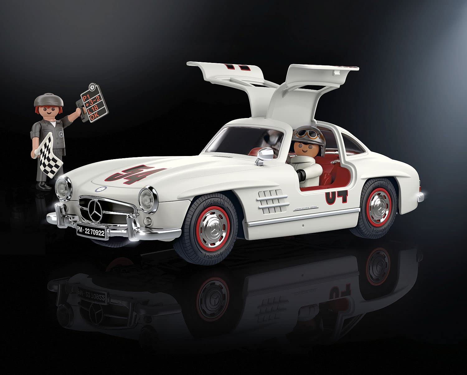 Foto 3 pulgar | Juguete Playmobil Mercedes Benz 300 Sl Con Puertas De Ala De Gaviota 1:17 - Venta Internacional.