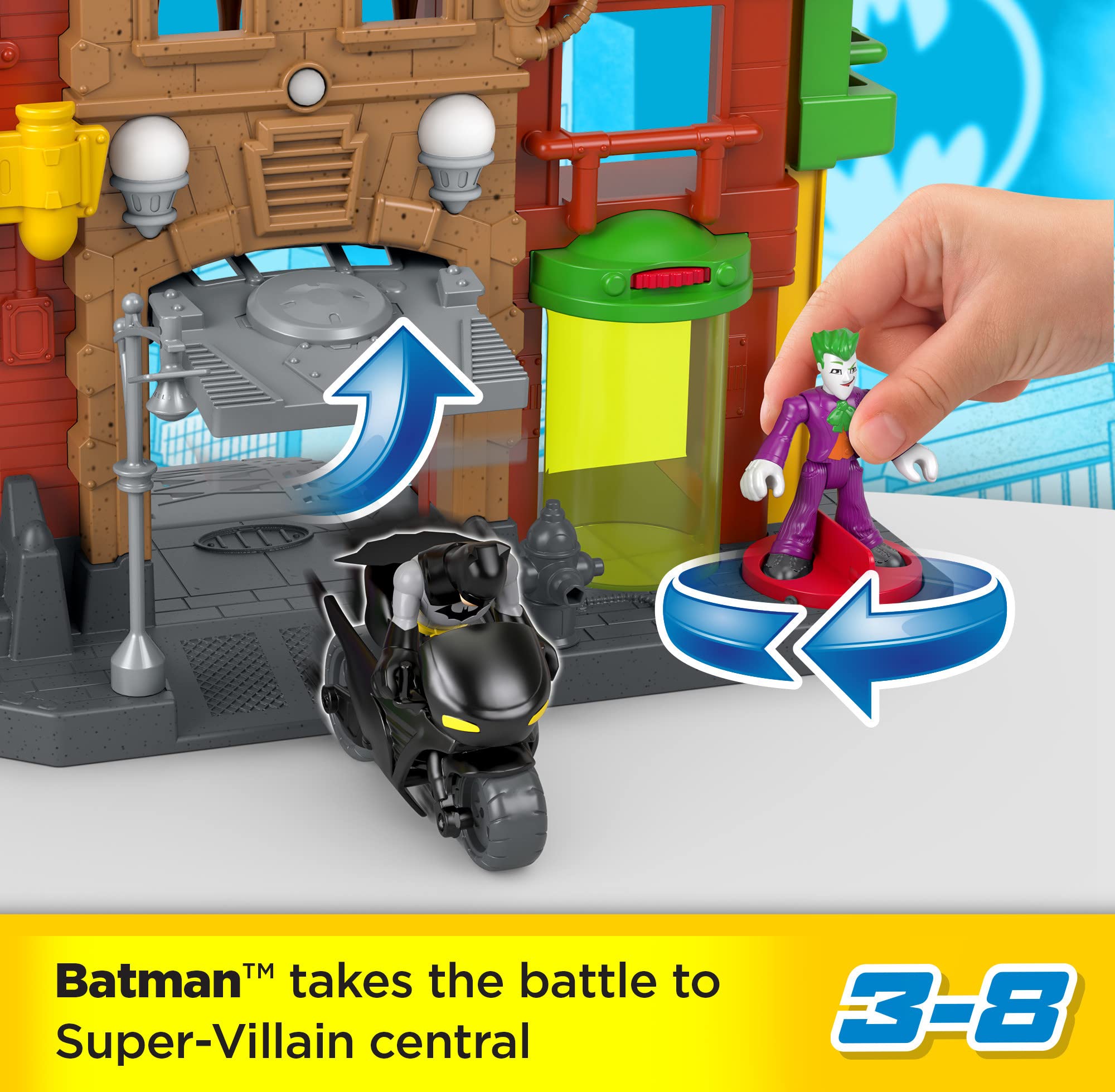 Foto 3 pulgar | Playset Fisher-price Imaginext Dc Super Friends Batman Durante Más De 3 Años - Venta Internacional.