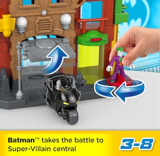 Foto 2 | Playset Fisher-price Imaginext Dc Super Friends Batman Durante Más De 3 Años - Venta Internacional.