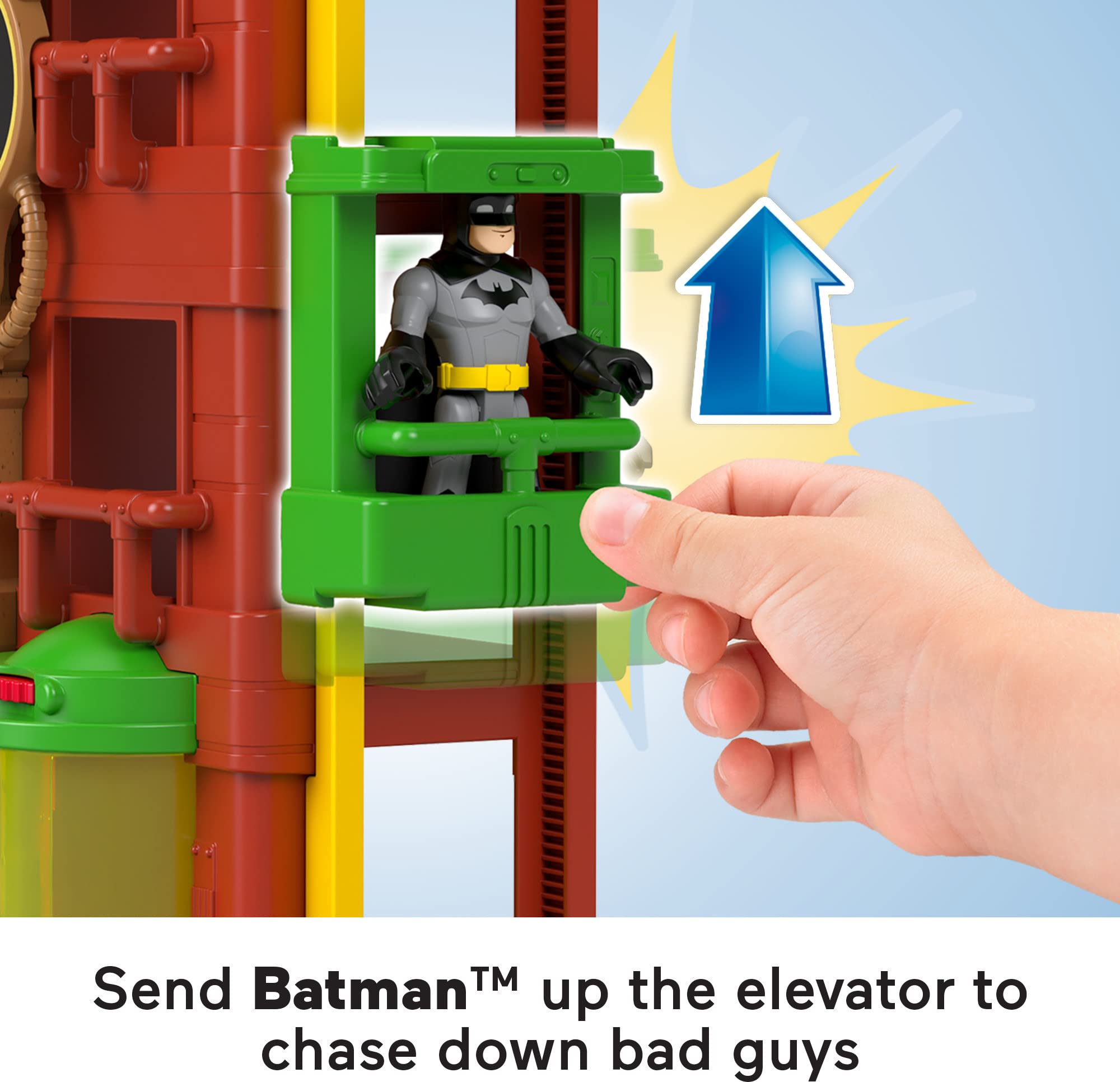Foto 6 pulgar | Playset Fisher-price Imaginext Dc Super Friends Batman Durante Más De 3 Años - Venta Internacional.