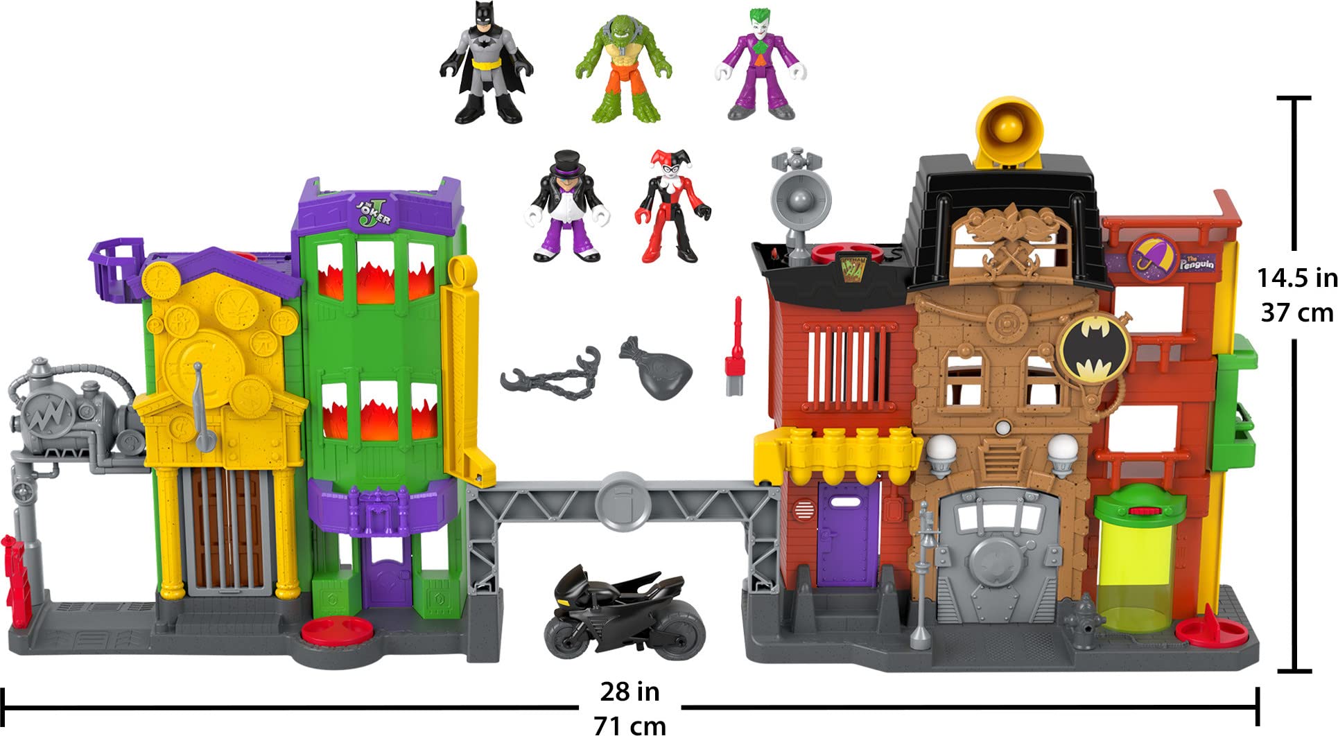 Foto 7 pulgar | Playset Fisher-price Imaginext Dc Super Friends Batman Durante Más De 3 Años - Venta Internacional.