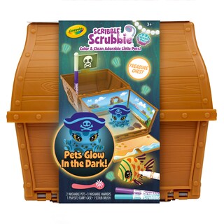 Foto 2 | Set De Juego Toy Crayola Scribble Scrubbie Pets Glow Ocean - Venta Internacional.