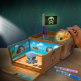 Foto 5 | Set De Juego Toy Crayola Scribble Scrubbie Pets Glow Ocean - Venta Internacional.