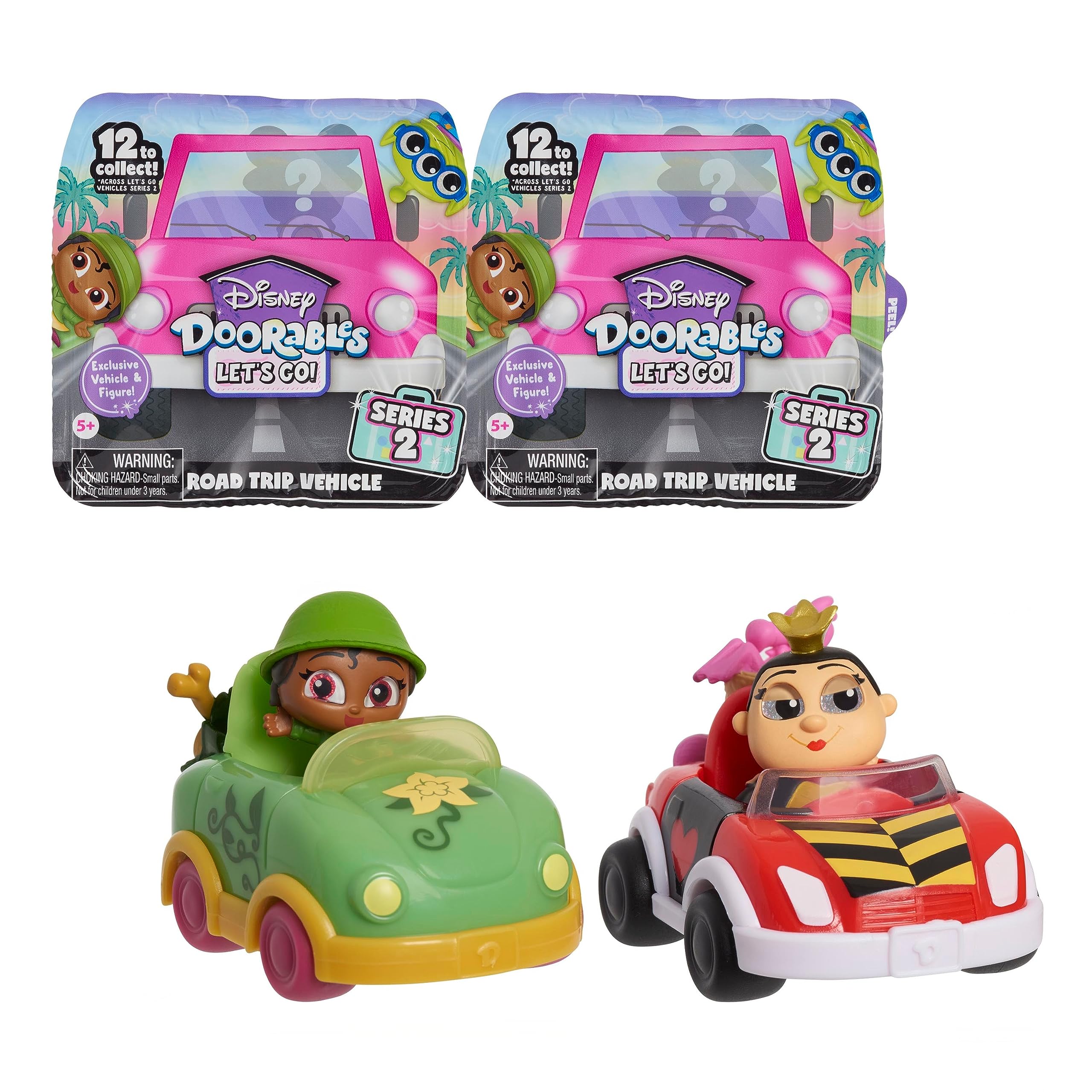 Foto 2 pulgar | Figura Y Vehículos De La Serie 2 De Toy Disney Doorables Let's Go - Venta Internacional.