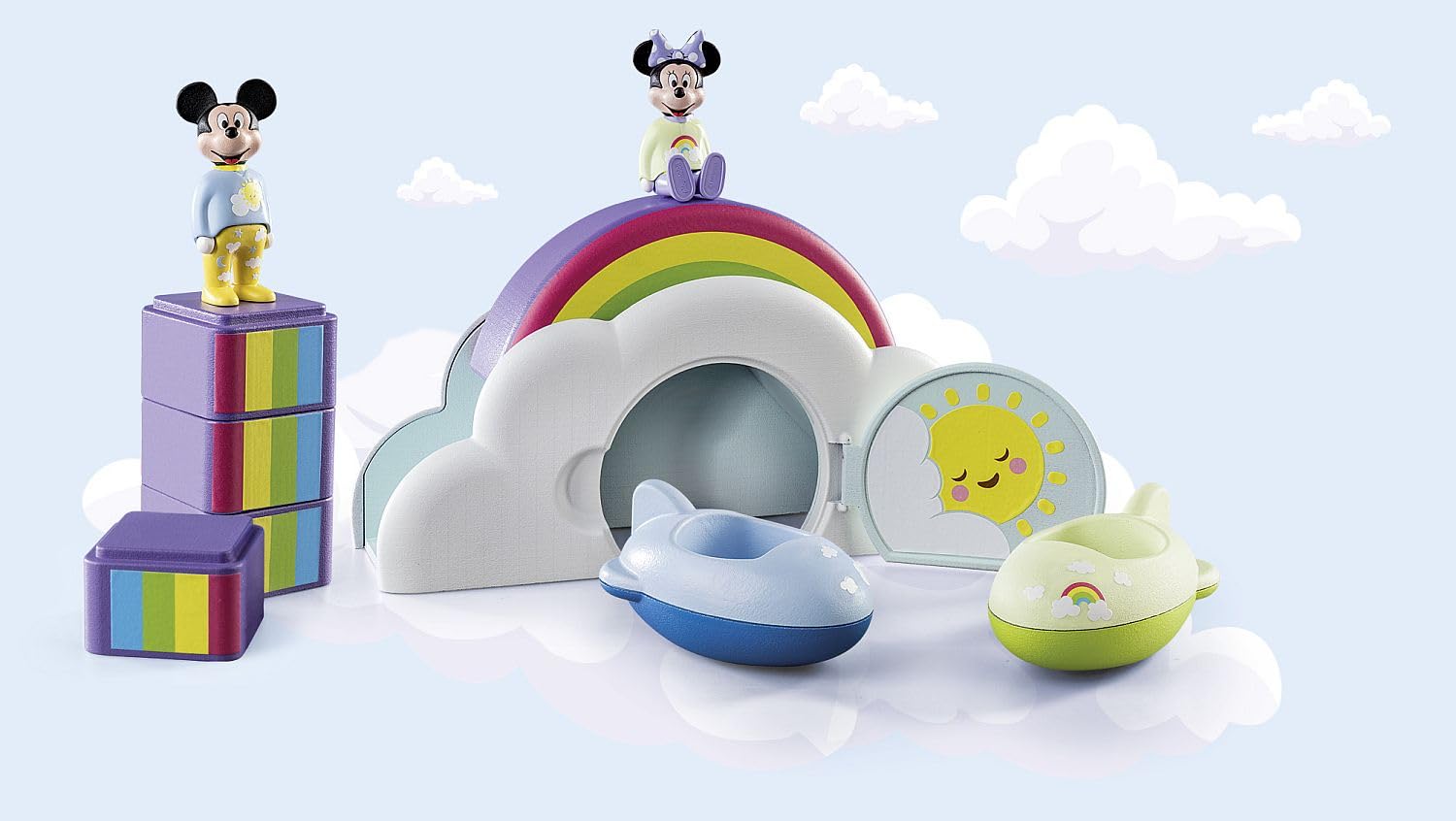 Foto 6 pulgar | Toy Playmobil 1.2.3 Y Disney Mickey's Y Minnie's Cloud Home - Venta Internacional.