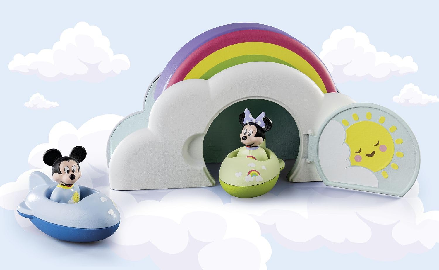 Foto 8 pulgar | Toy Playmobil 1.2.3 Y Disney Mickey's Y Minnie's Cloud Home - Venta Internacional.