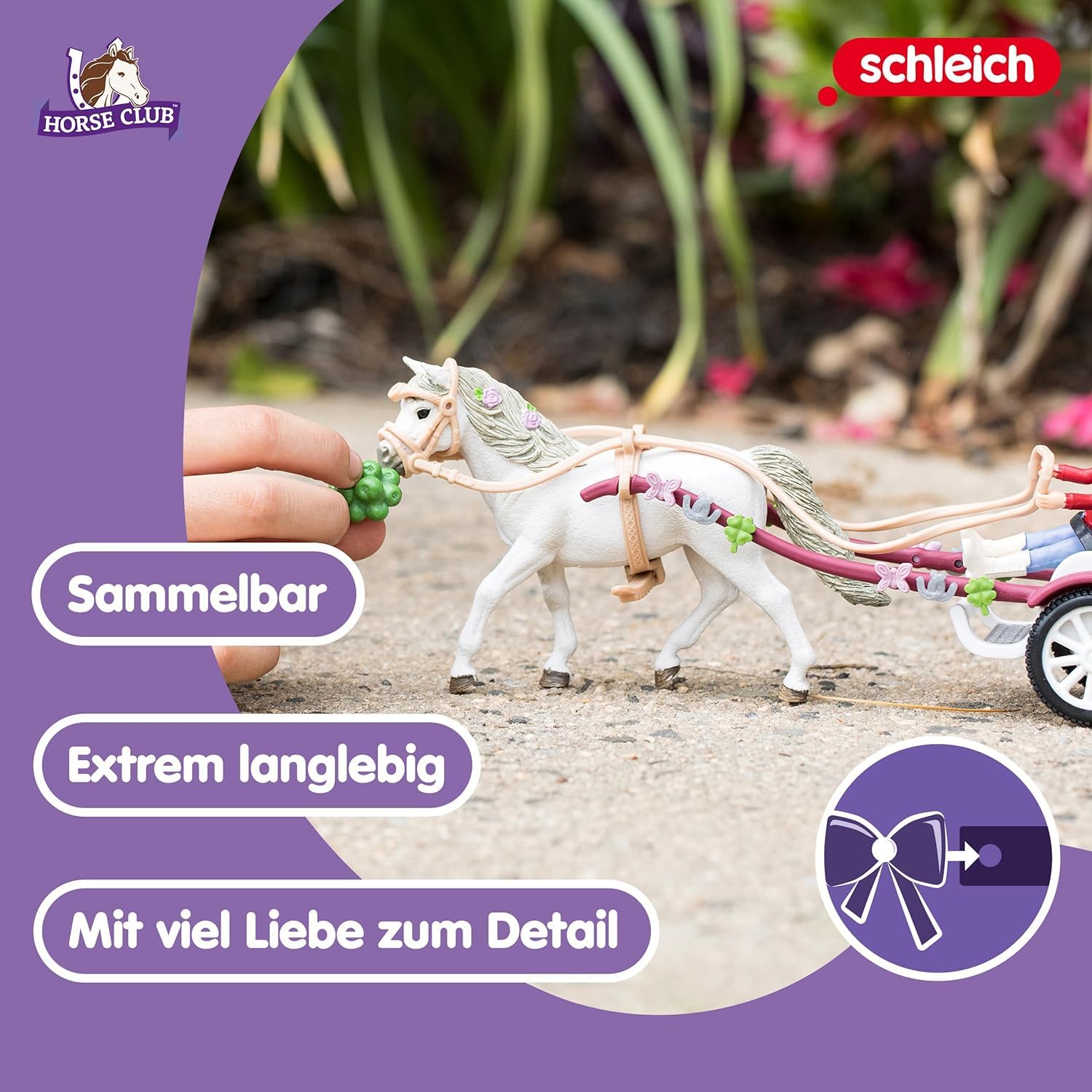 Foto 4 pulgar | Set De Juguetes Schleich Horse Club Carriage Ride Con Picnic, 32 Piezas - Venta Internacional.
