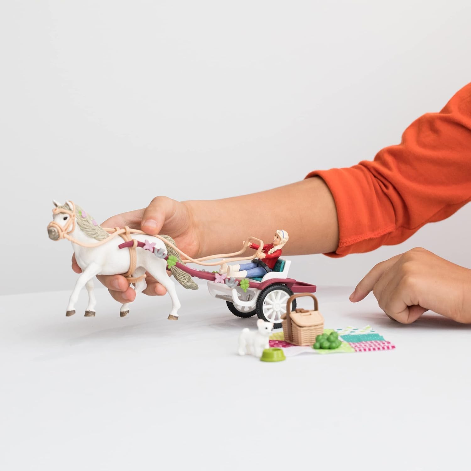 Foto 7 pulgar | Set De Juguetes Schleich Horse Club Carriage Ride Con Picnic, 32 Piezas - Venta Internacional.