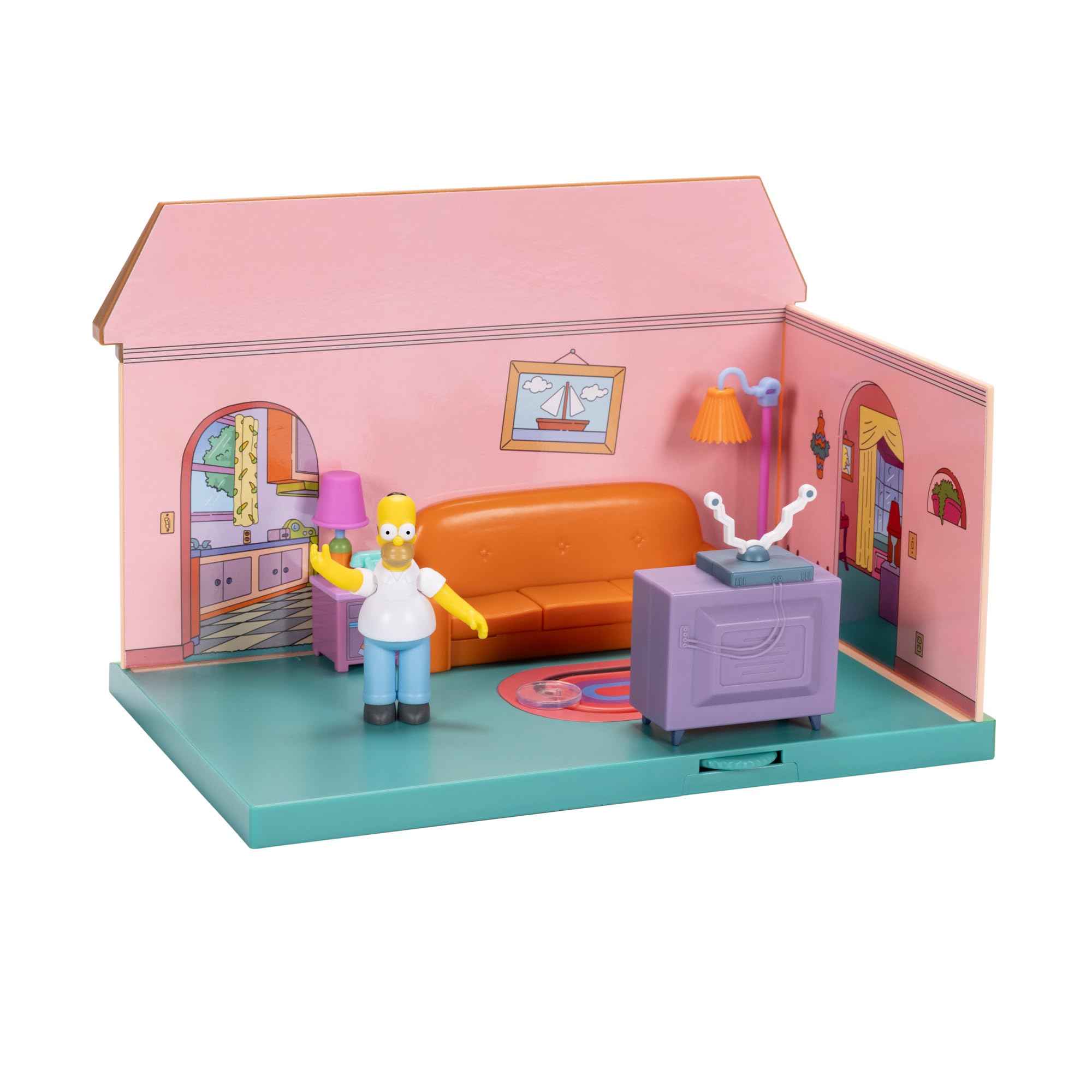 Foto 8 pulgar | Playset Disney The Simpsons Living Room Diorama House - Venta Internacional.