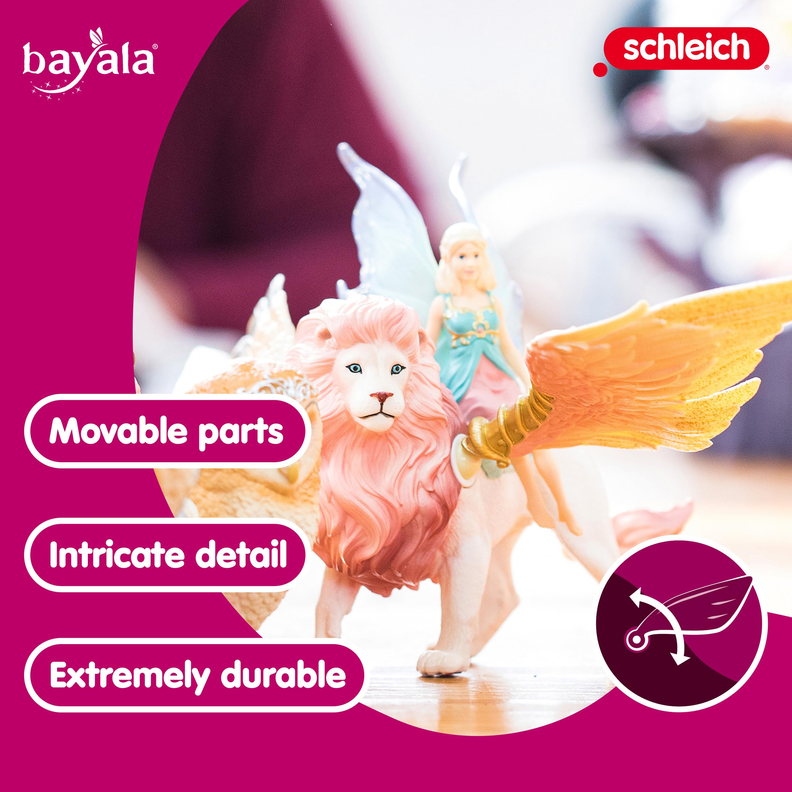 Foto 4 pulgar | Figura De Hada De Juguete Fairy In Flight On Winged Lion Schleich - Venta Internacional.