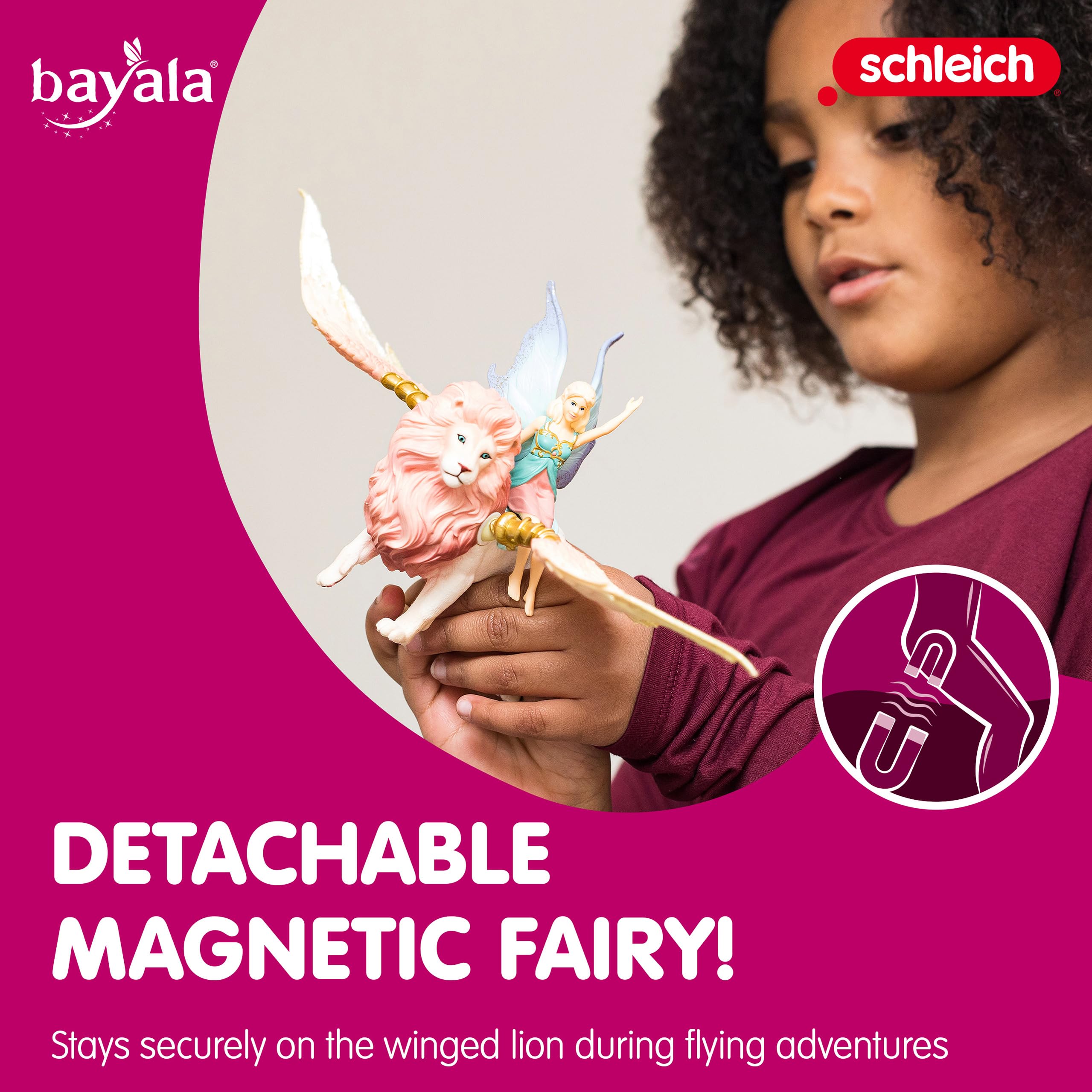 Foto 5 pulgar | Figura De Hada De Juguete Fairy In Flight On Winged Lion Schleich - Venta Internacional.
