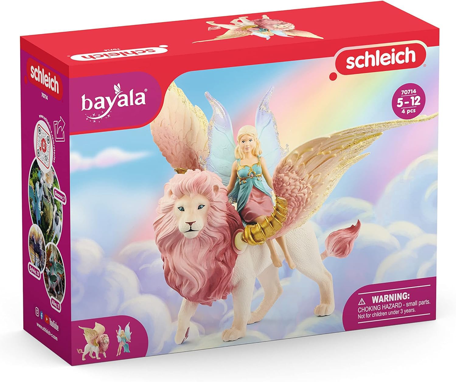 Foto 7 pulgar | Figura De Hada De Juguete Fairy In Flight On Winged Lion Schleich - Venta Internacional.