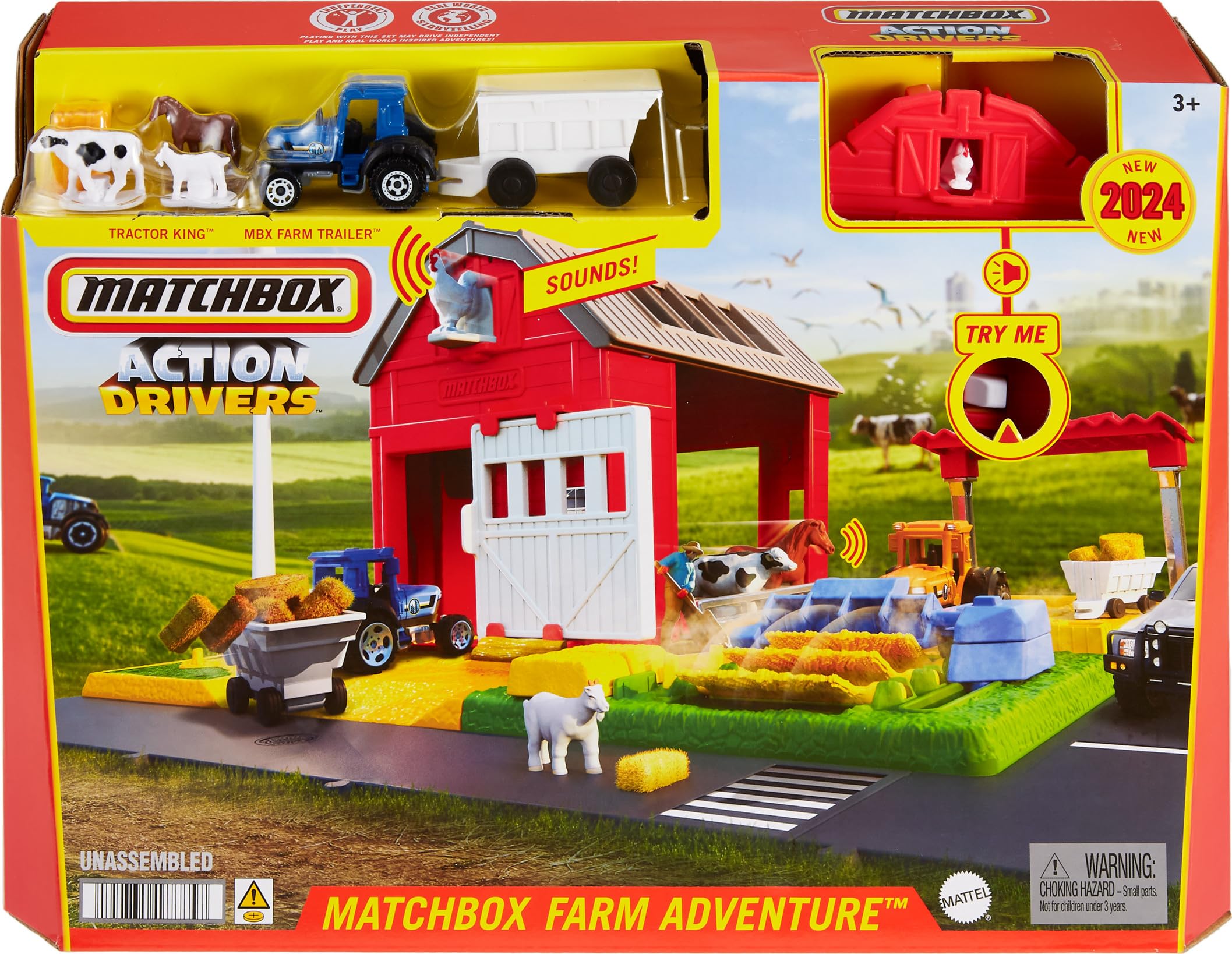 Foto 7 pulgar | Toy Car & Playset Matchbox Action Drivers Farm Adventure - Venta Internacional.