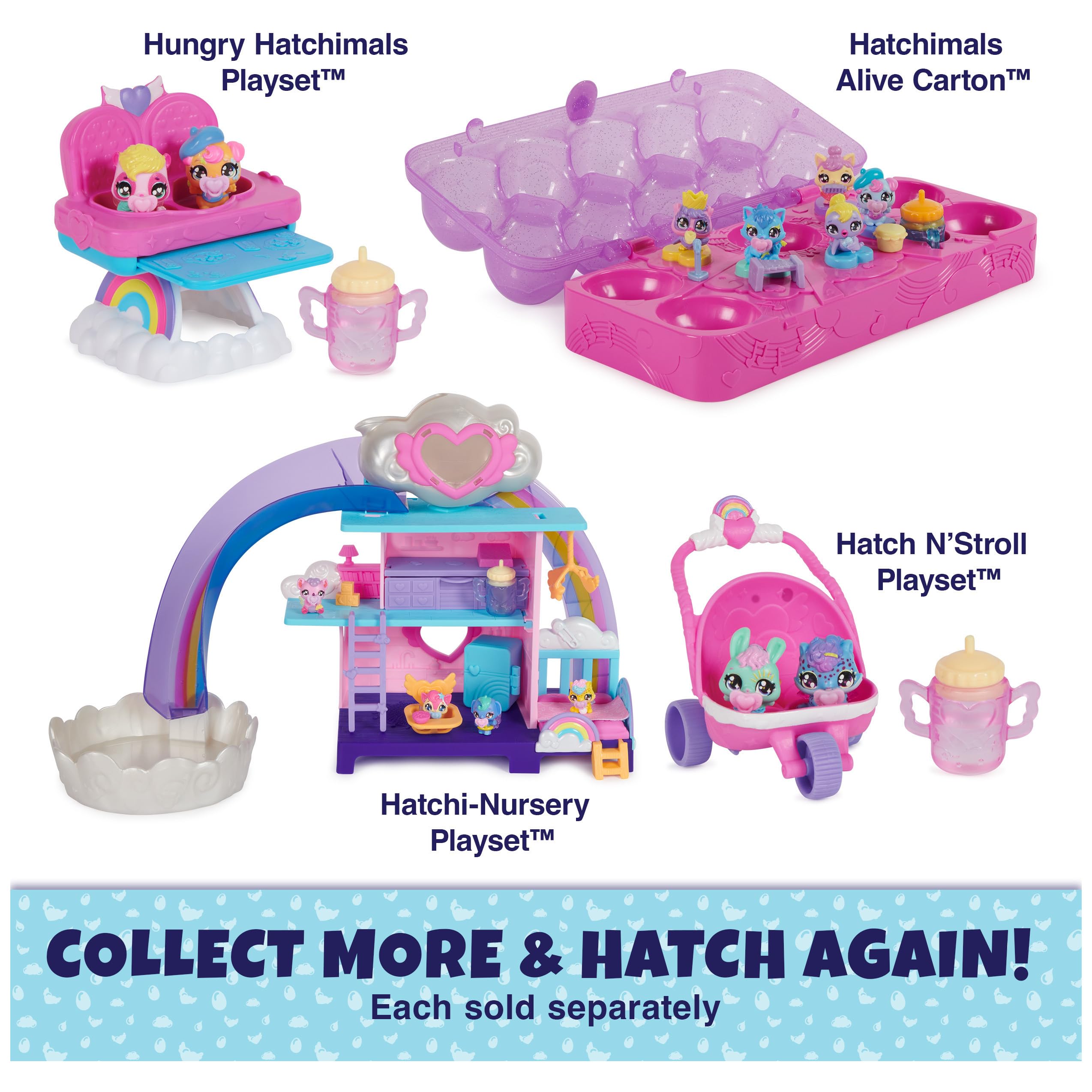 Foto 8 pulgar | Set de Juego Hatchimals Alive Hatchi-nursery con 4 Minifiguras - Venta Internacional