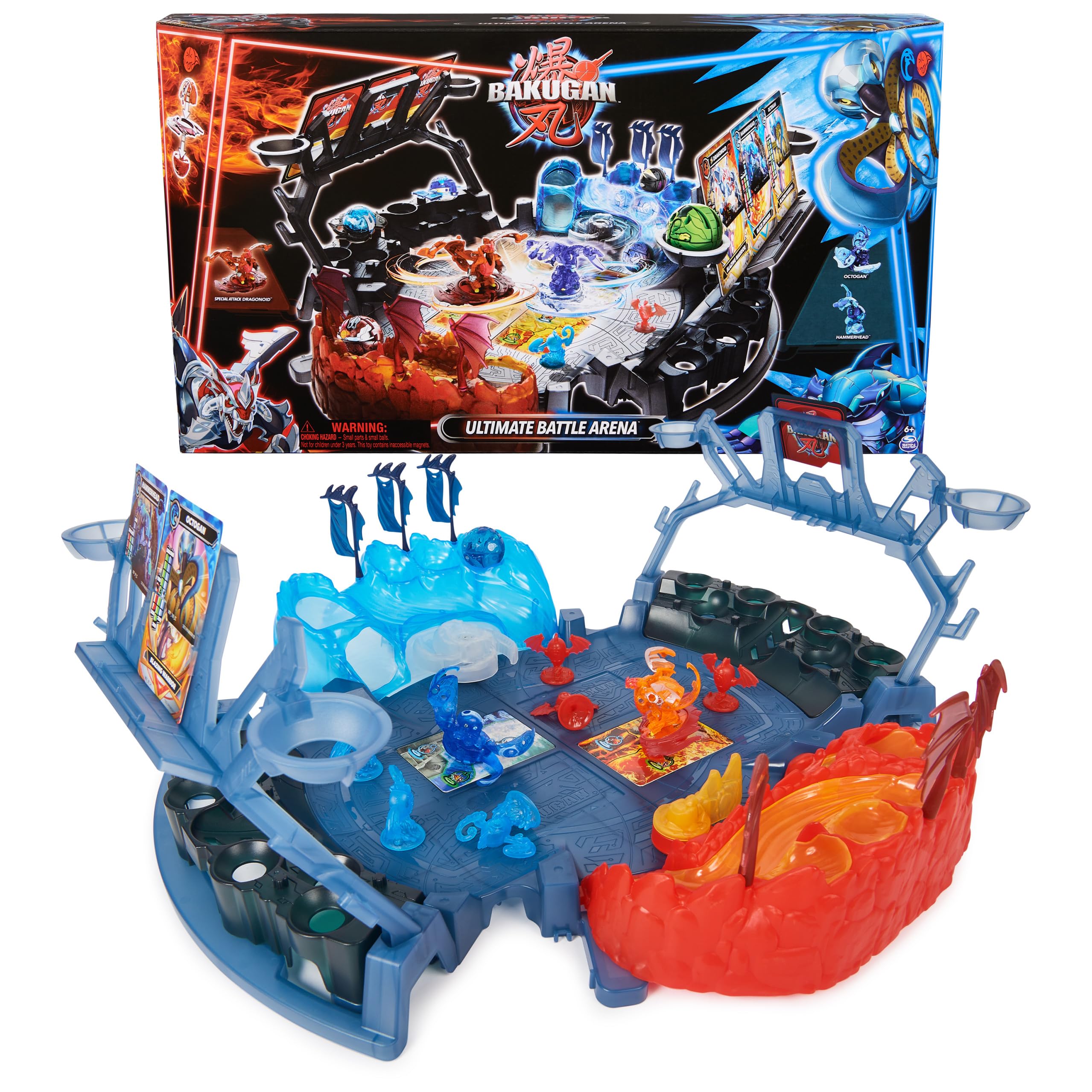 Foto 2 pulgar | Set De Juego Bakugan Ultimate Battle Arena Con Ataque Especial Dragonoid - Venta Internacional.