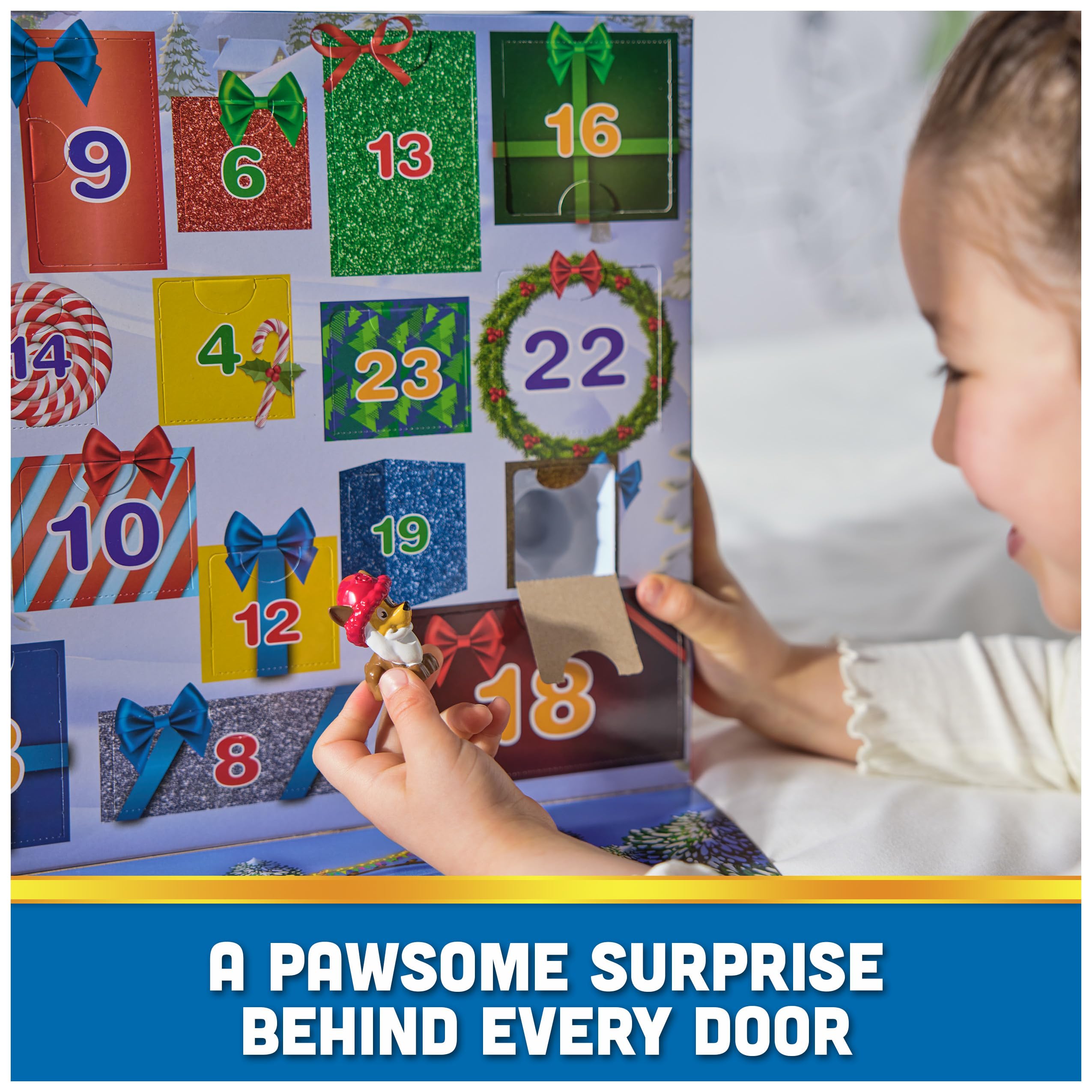 Foto 3 pulgar | Calendario De Adviento Paw Patrol 2024 Con 24 Juguetes Sorpresa De Más De 3 Años - Venta Internacional.