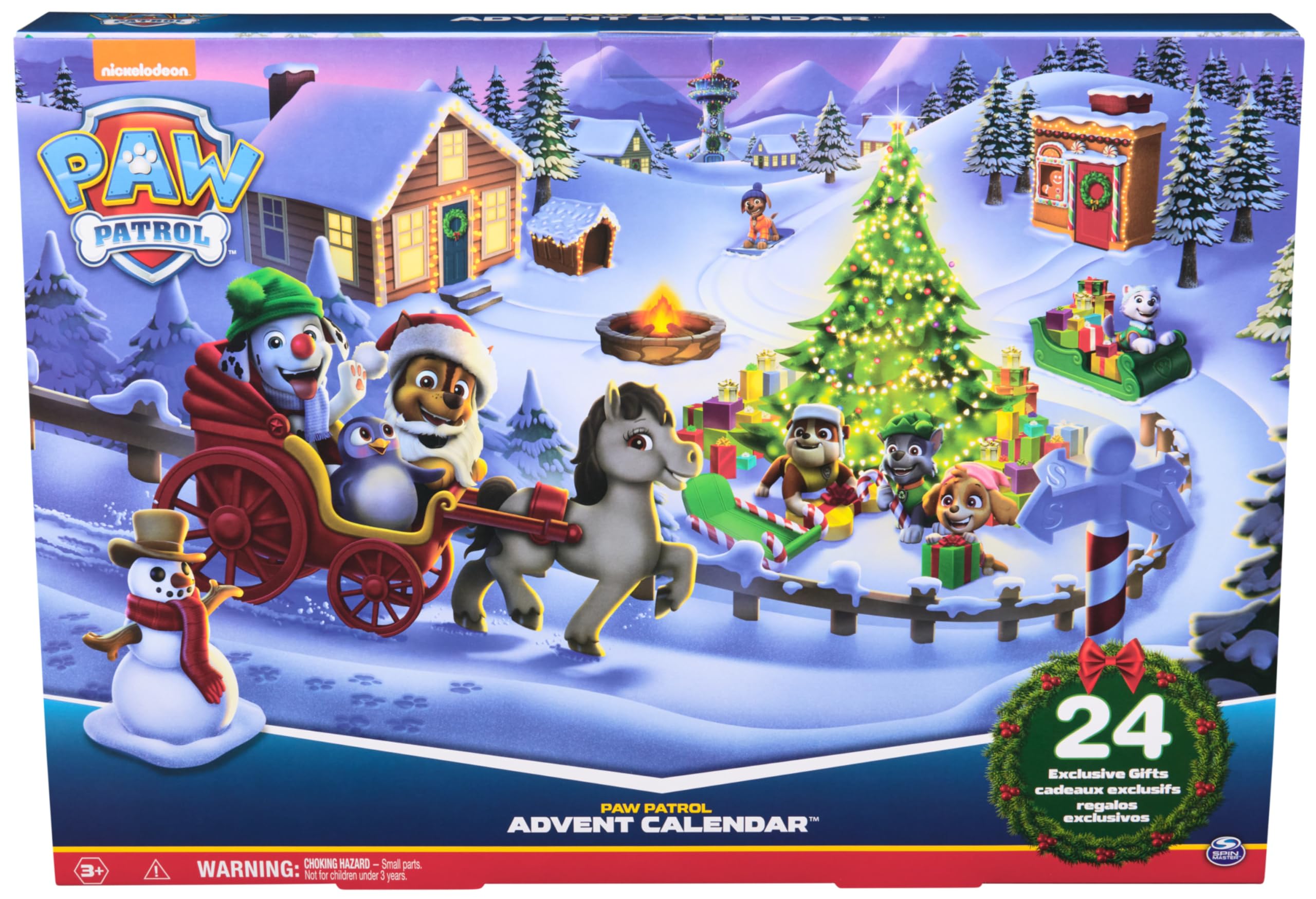 Foto 4 pulgar | Calendario De Adviento Paw Patrol 2024 Con 24 Juguetes Sorpresa De Más De 3 Años - Venta Internacional.