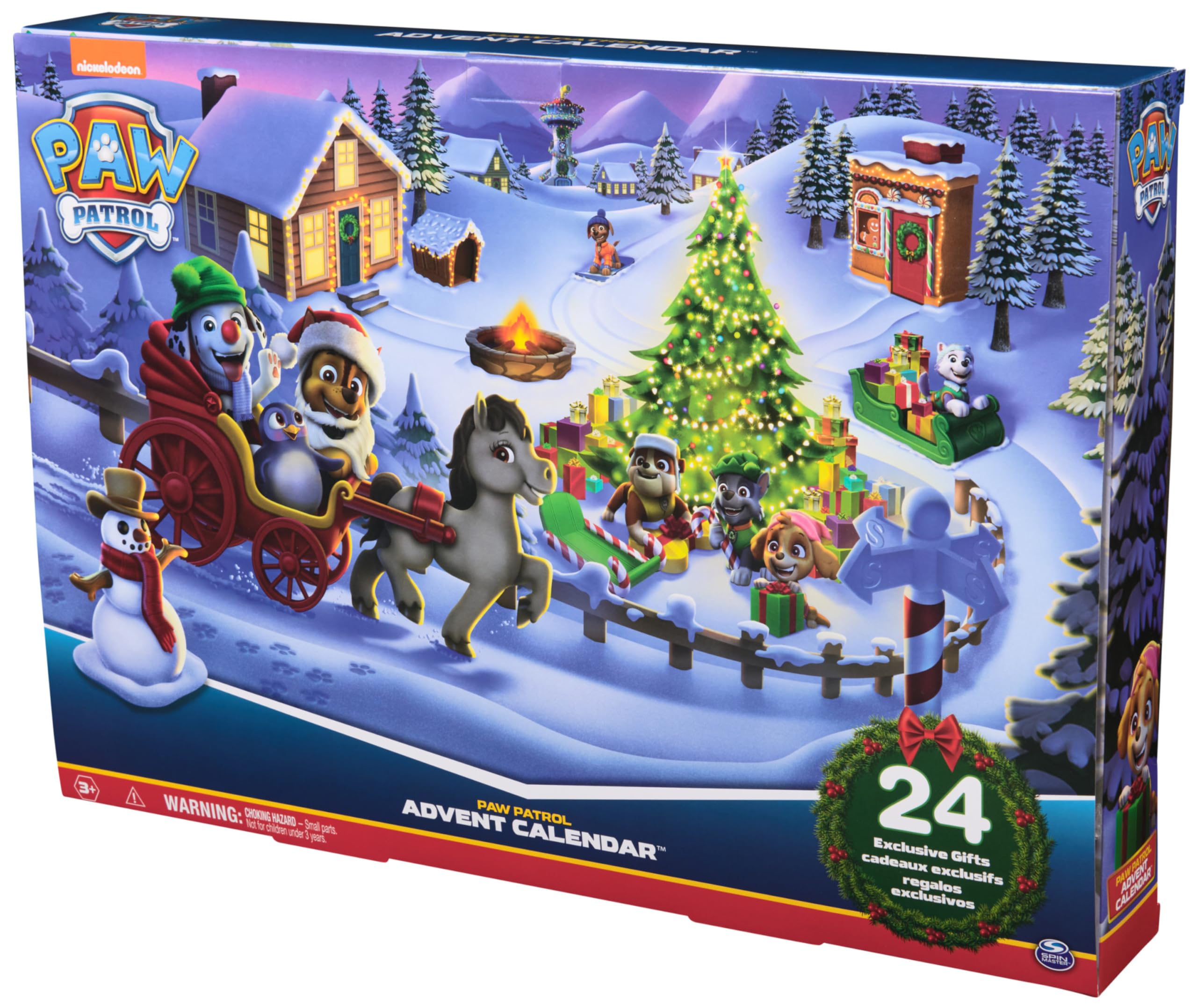 Foto 7 pulgar | Calendario De Adviento Paw Patrol 2024 Con 24 Juguetes Sorpresa De Más De 3 Años - Venta Internacional.