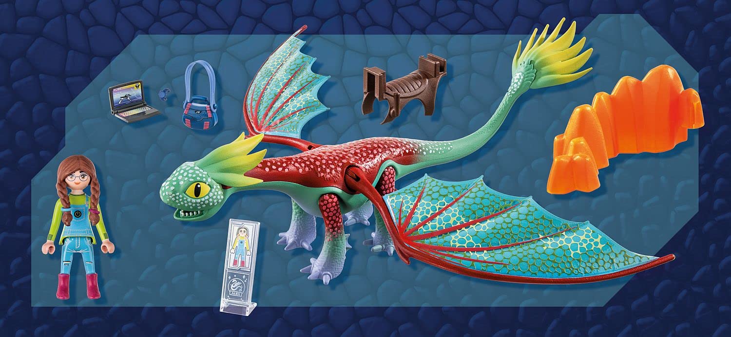 Foto 7 pulgar | Juguete Playmobil Dragons Nine Realms Feathers & Alex - Venta Internacional.