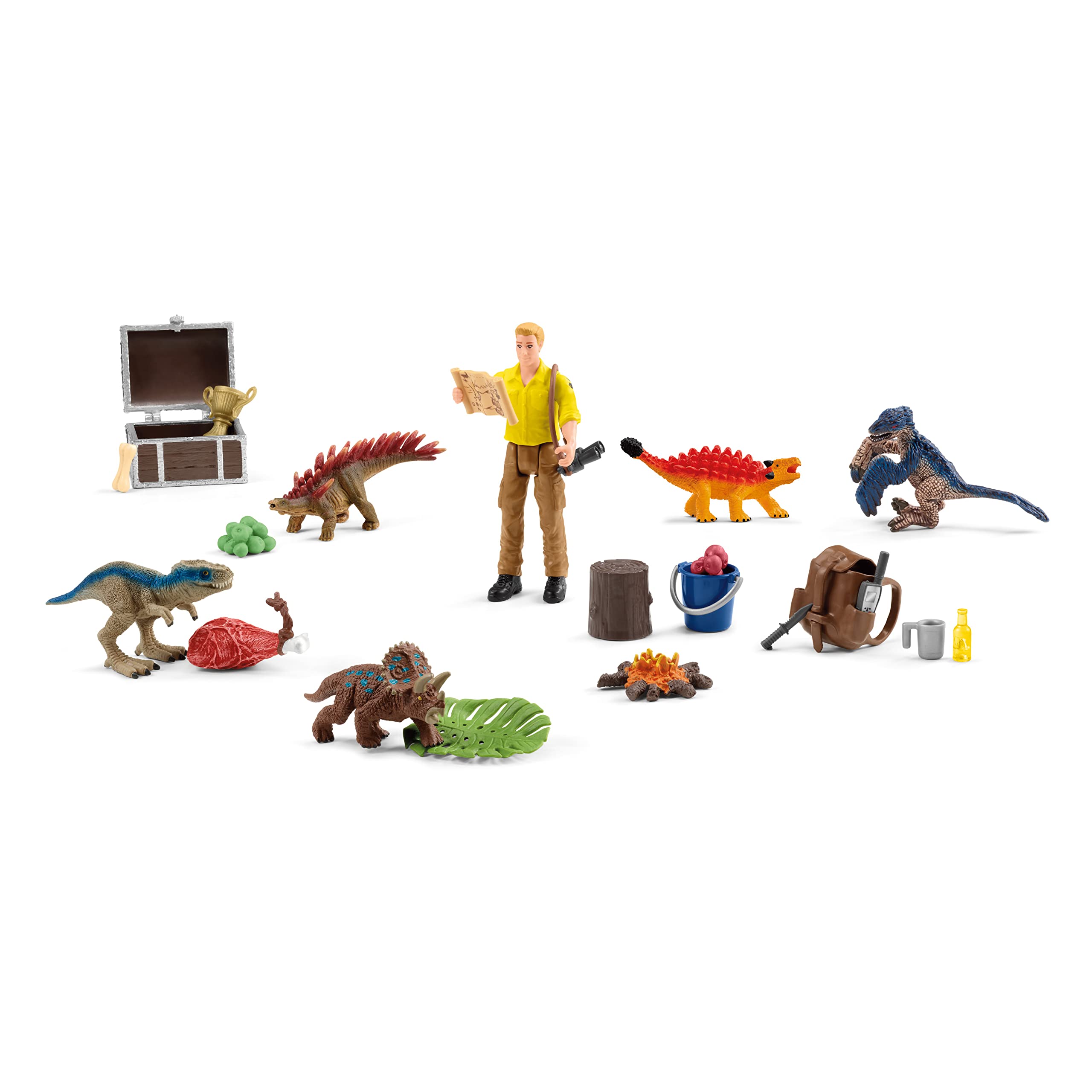 Foto 3 | Calendario De Adviento Schleich Dinosaurs Con 24 Juguetes Sorpresa - Venta Internacional.