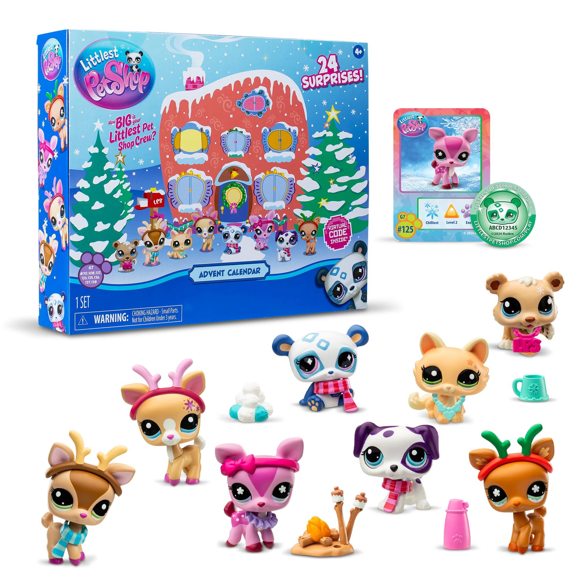 Foto 2 pulgar | Calendario De Adviento Littlest Pet Shop 2024 Lps Gen 7 Para Niños A Partir De 4 Años - Venta Internacional.